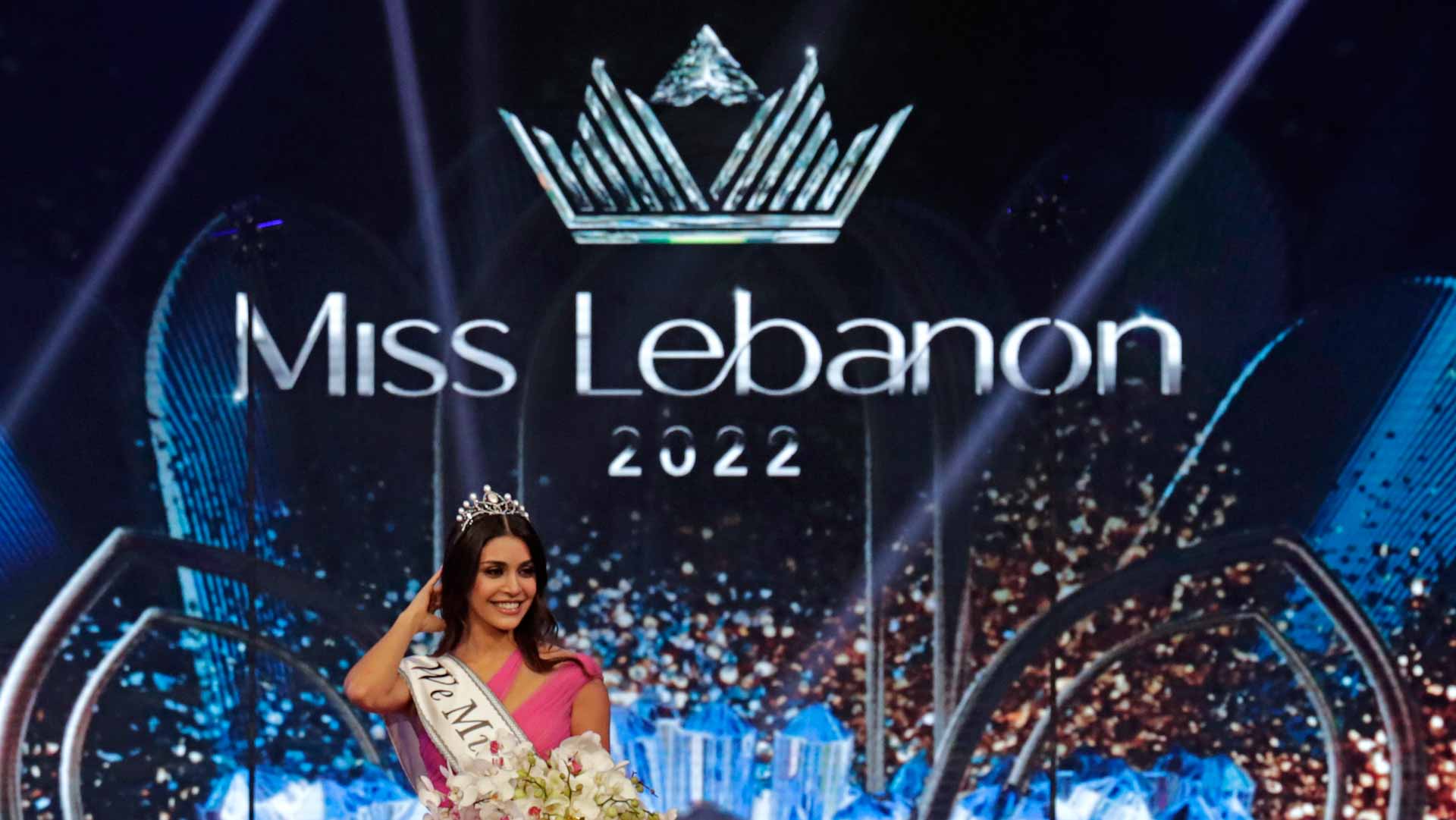 Image for the title: After longest suspension period, Miss Lebanon crowns a new winner 