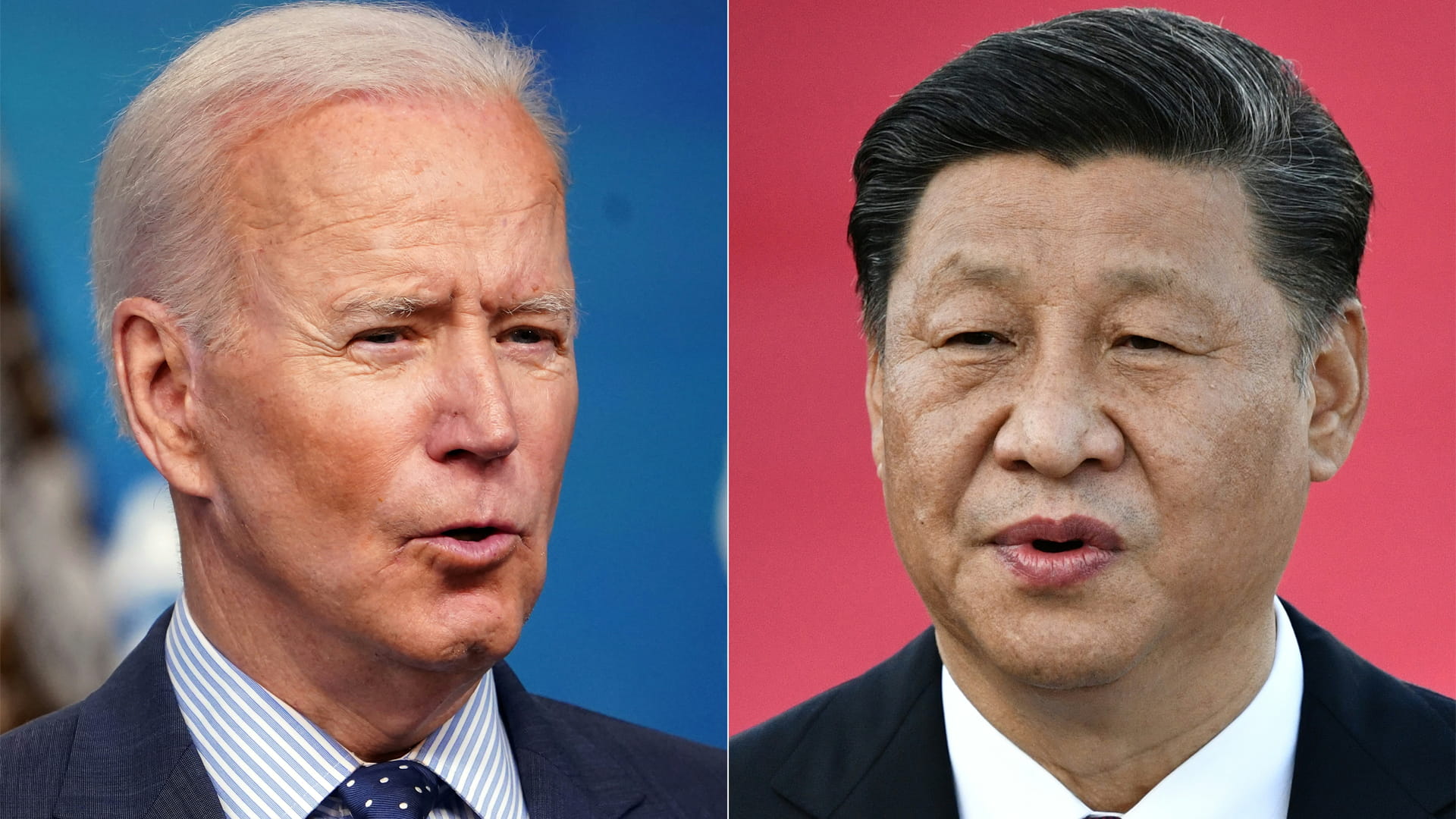 Image for the title: Biden, Xi hold talks on Taiwan, trade dispute 