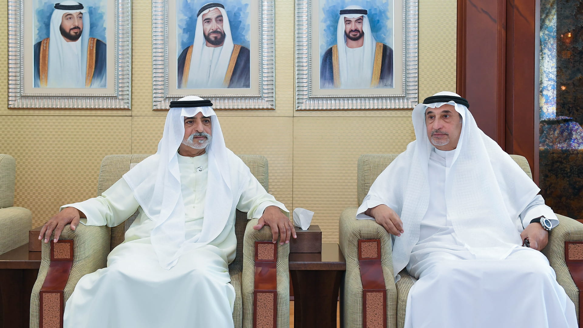 Image for the title: Nahyan bin Mubarak hails UAE-Kuwait deep-rooted relations 