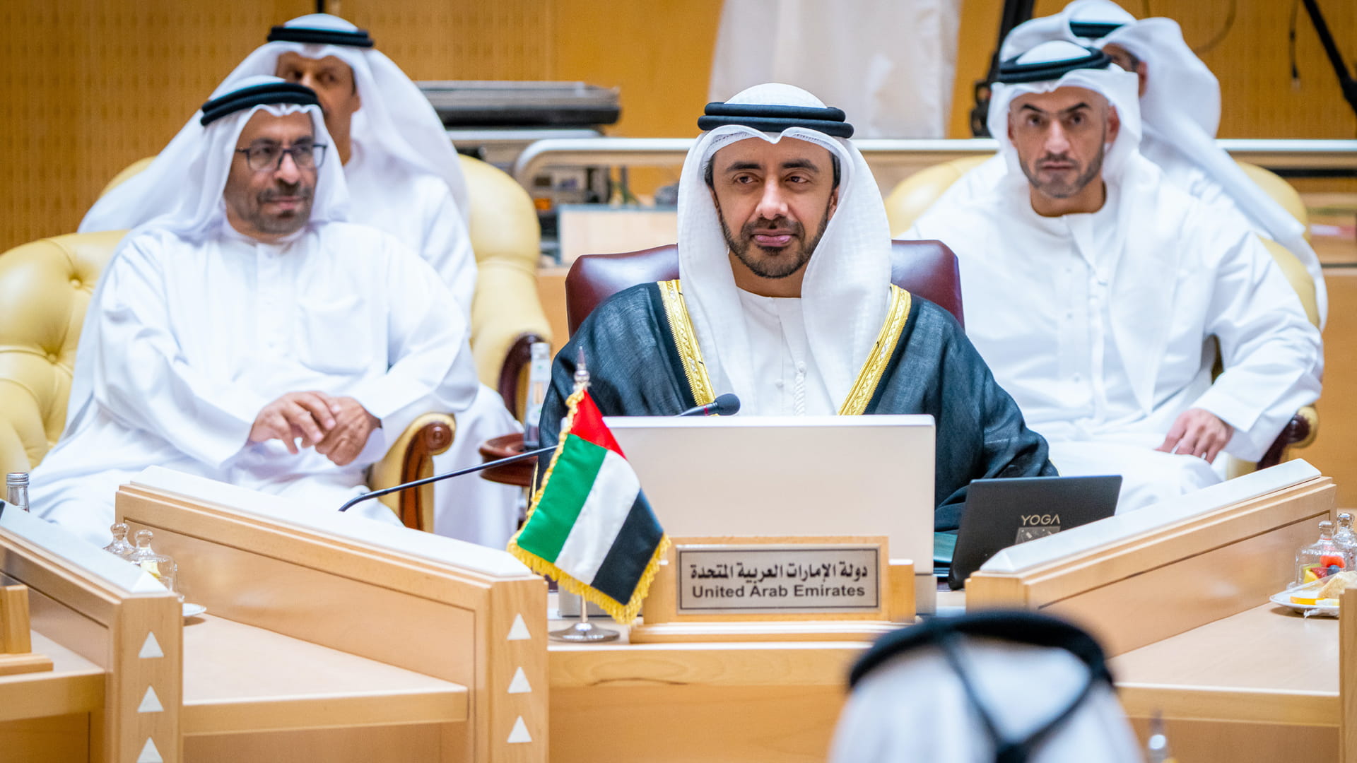 Image for the title: Abdullah bin Zayed attends GCC's Ministerial Council meeting 