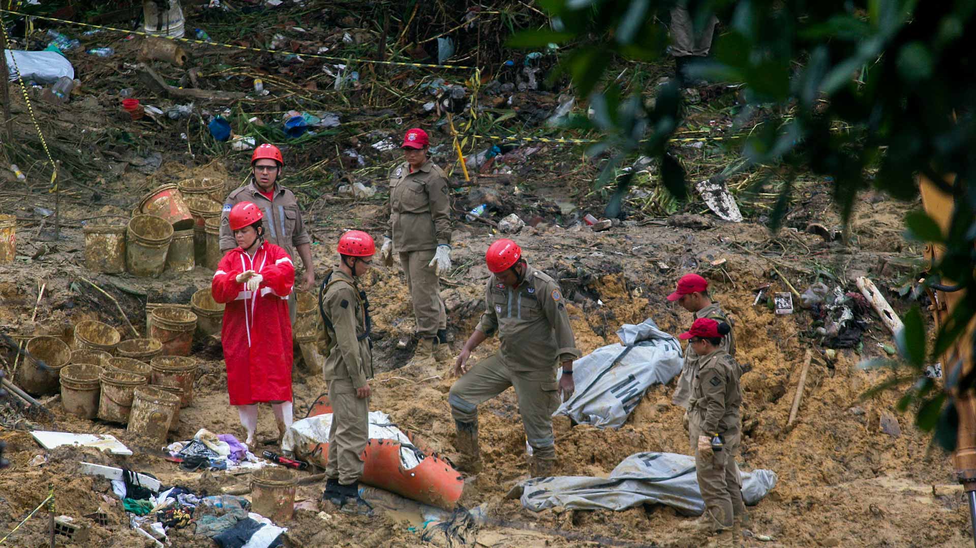 Image for the title: Brazil storm death toll rises to 106 