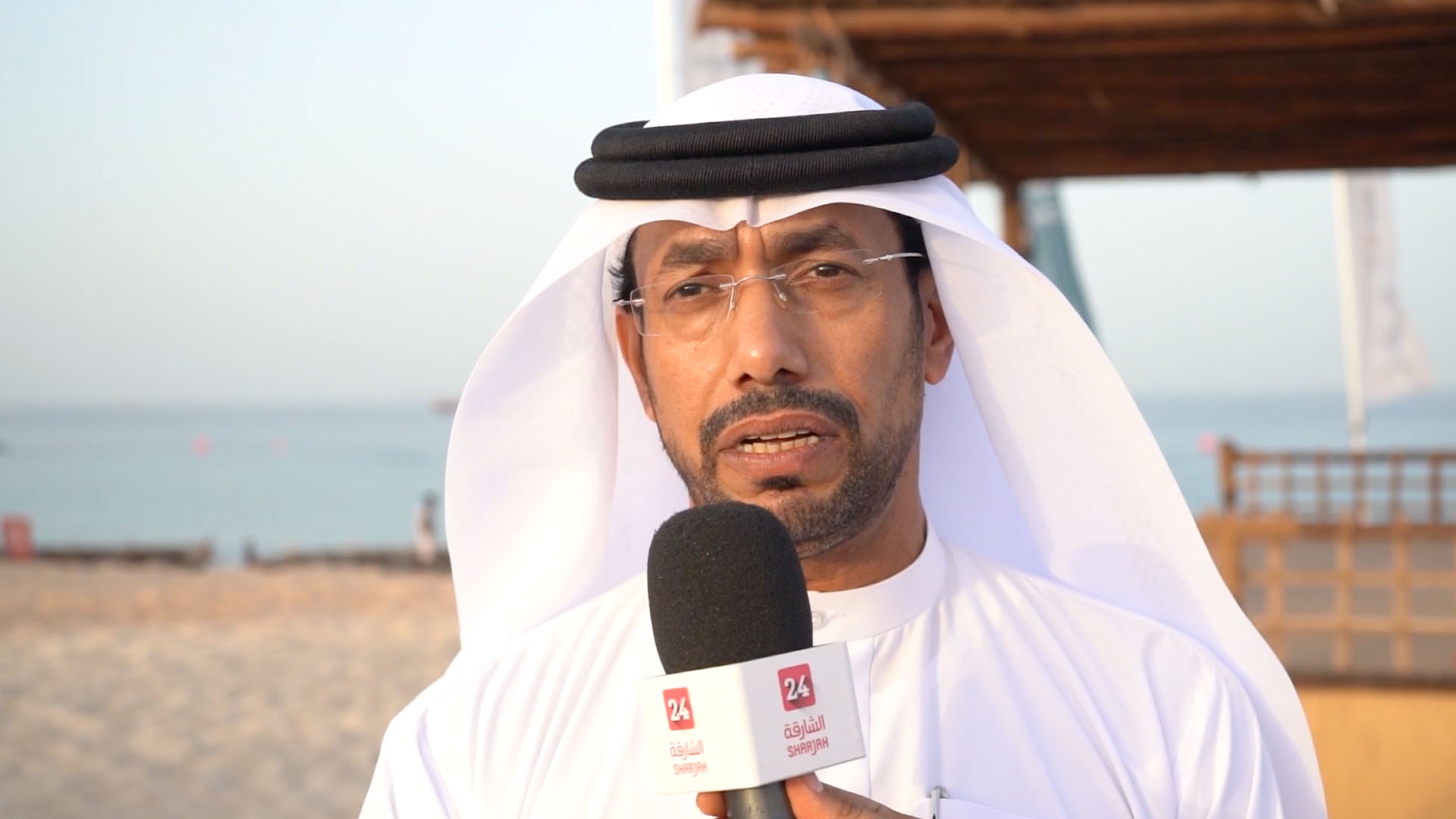 Image for the title: Sharjah TV keeps pace with the Sir Bu Nair Festival 