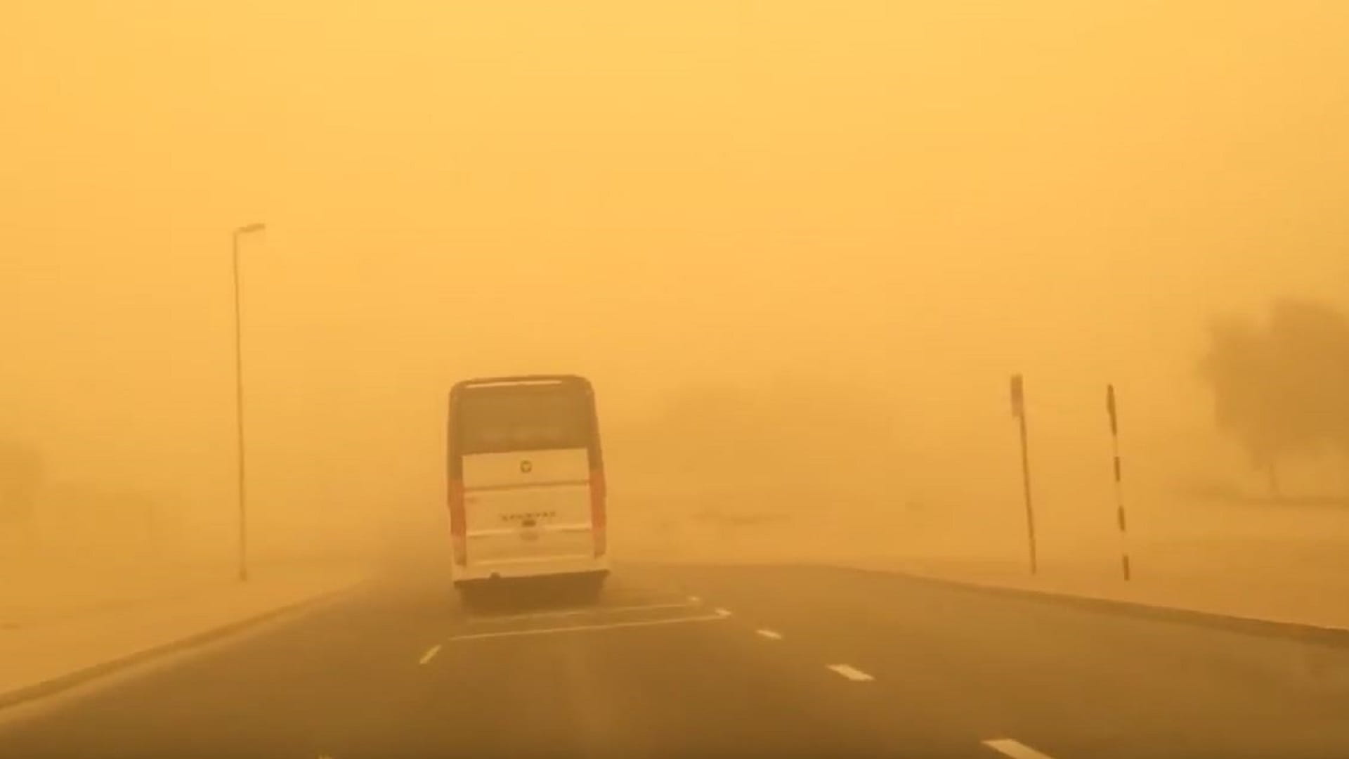 صورة بعنوان: طقس الأربعاء مغبر نهاراً مع انخفاض آخر بدرجات الحرارة 