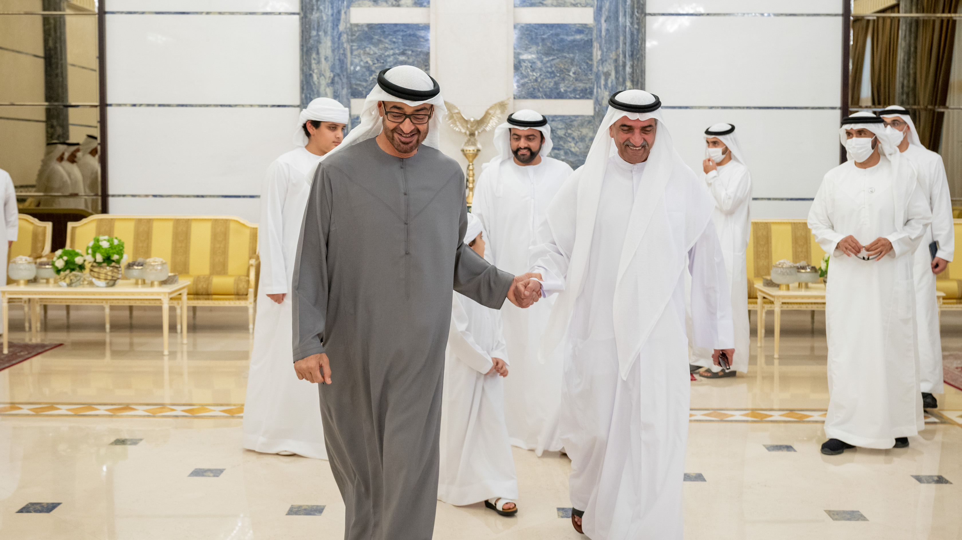 Image for the title: UAE President visits Fujairah Ruler 