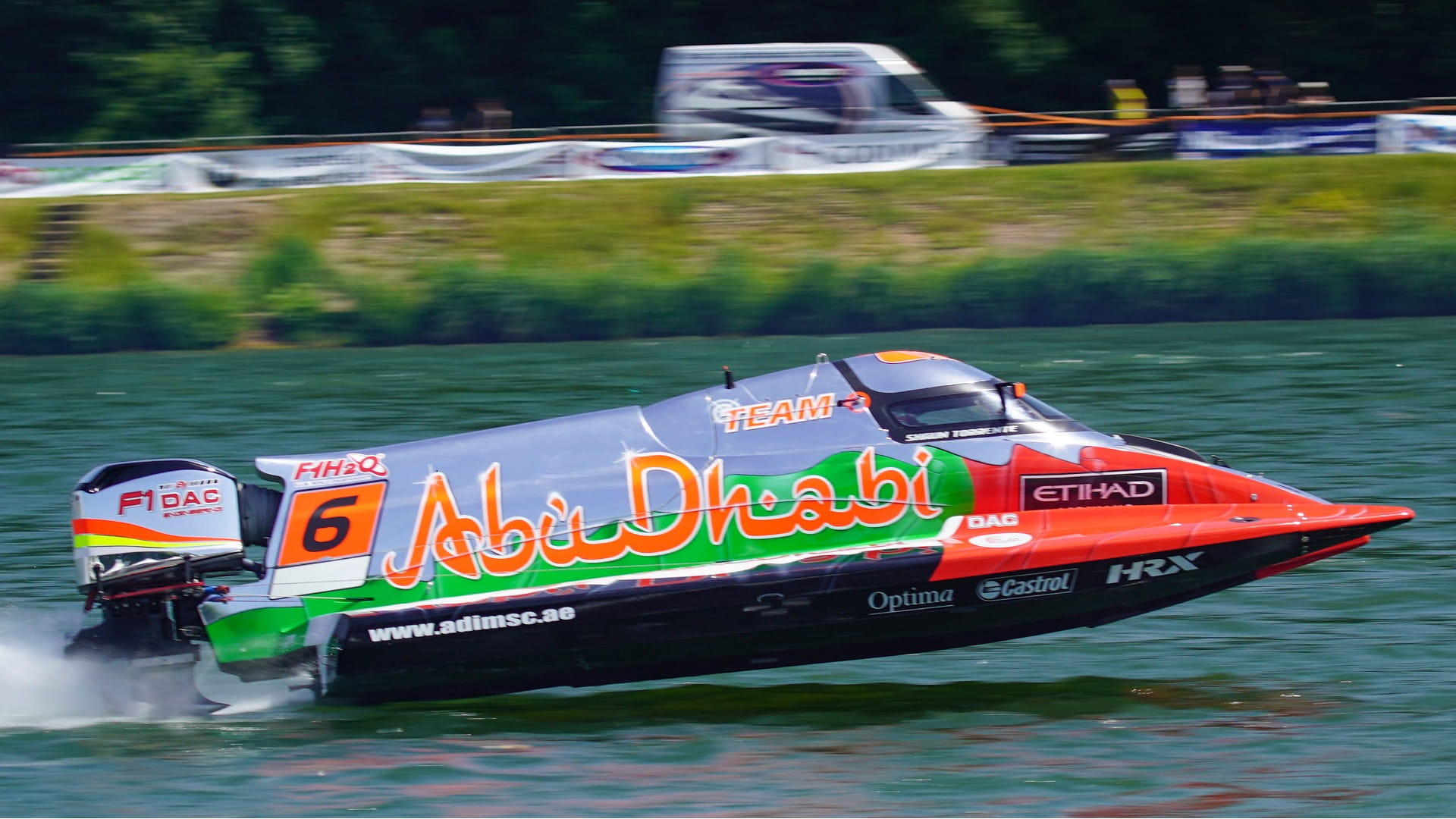 Image for the title: Team Abu Dhabi make perfect start in France 