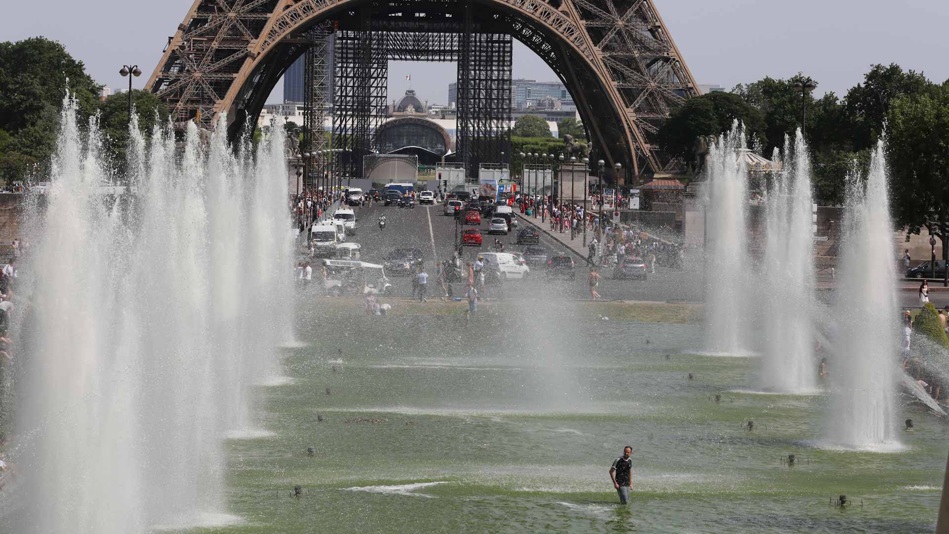 Image for the title: Europe swelters in record-breaking June heatwave 