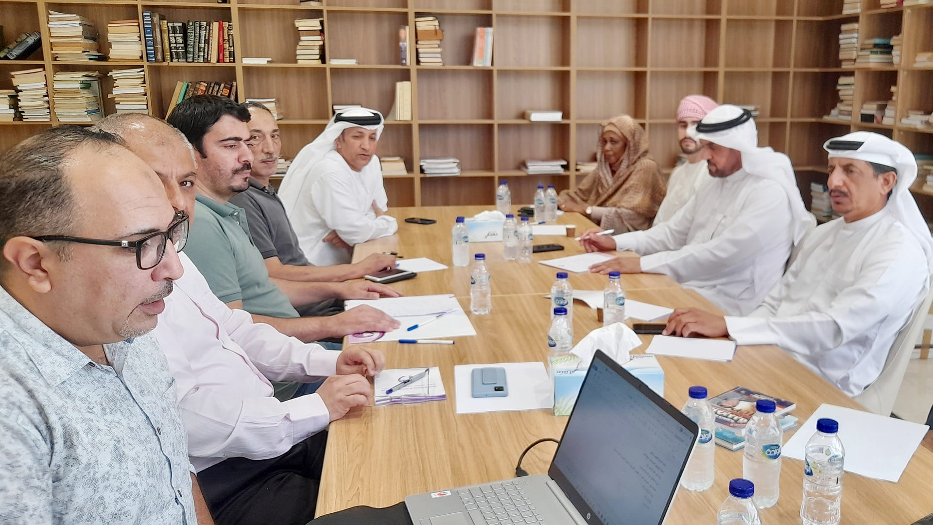 Image for the title: Bin Howaiden chairs meeting of summer activities’ committee 