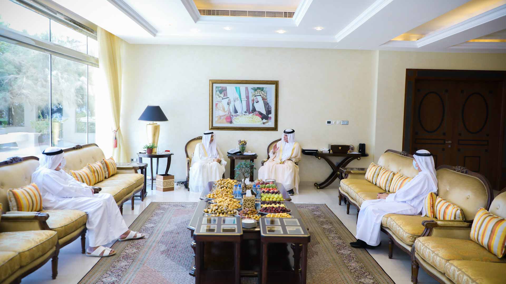 Image for the title: RAK Ruler receives Ambassador of Kuwait 