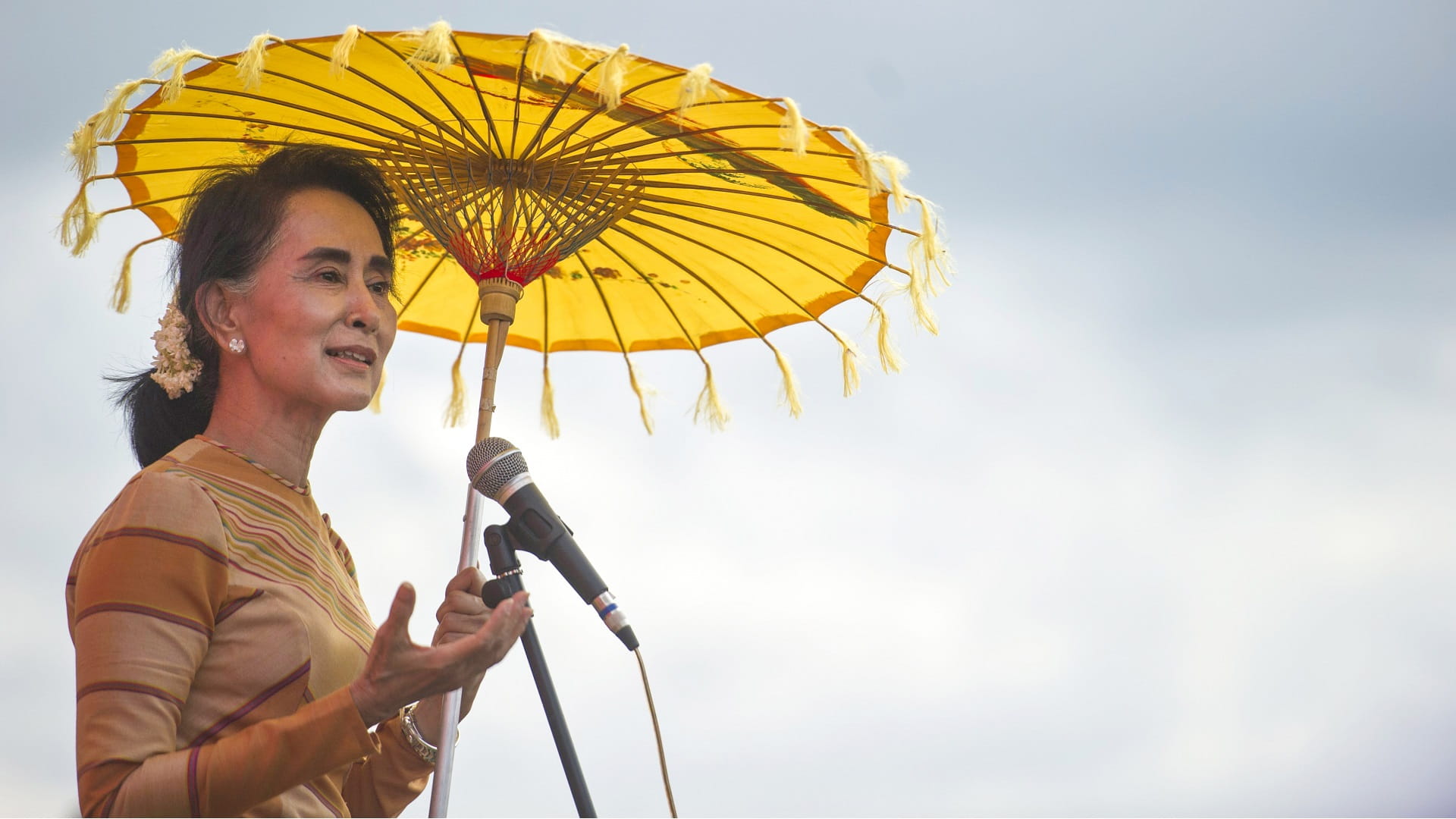 Image for the title: Myanmar's Suu Kyi moved to solitary confinement in prison 