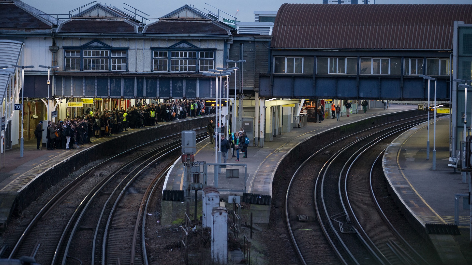 Image for the title: Strikes cripple Britain's railways, unions warn of more to come 