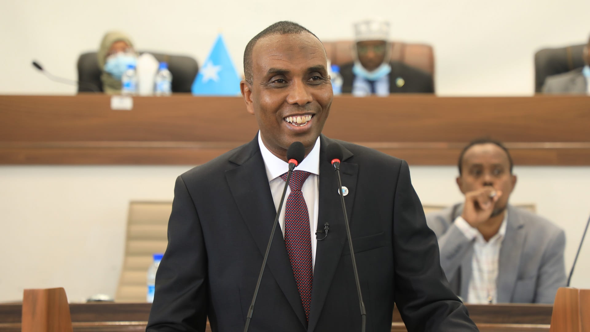 Image for the title: Somalia parliament endorses new PM 