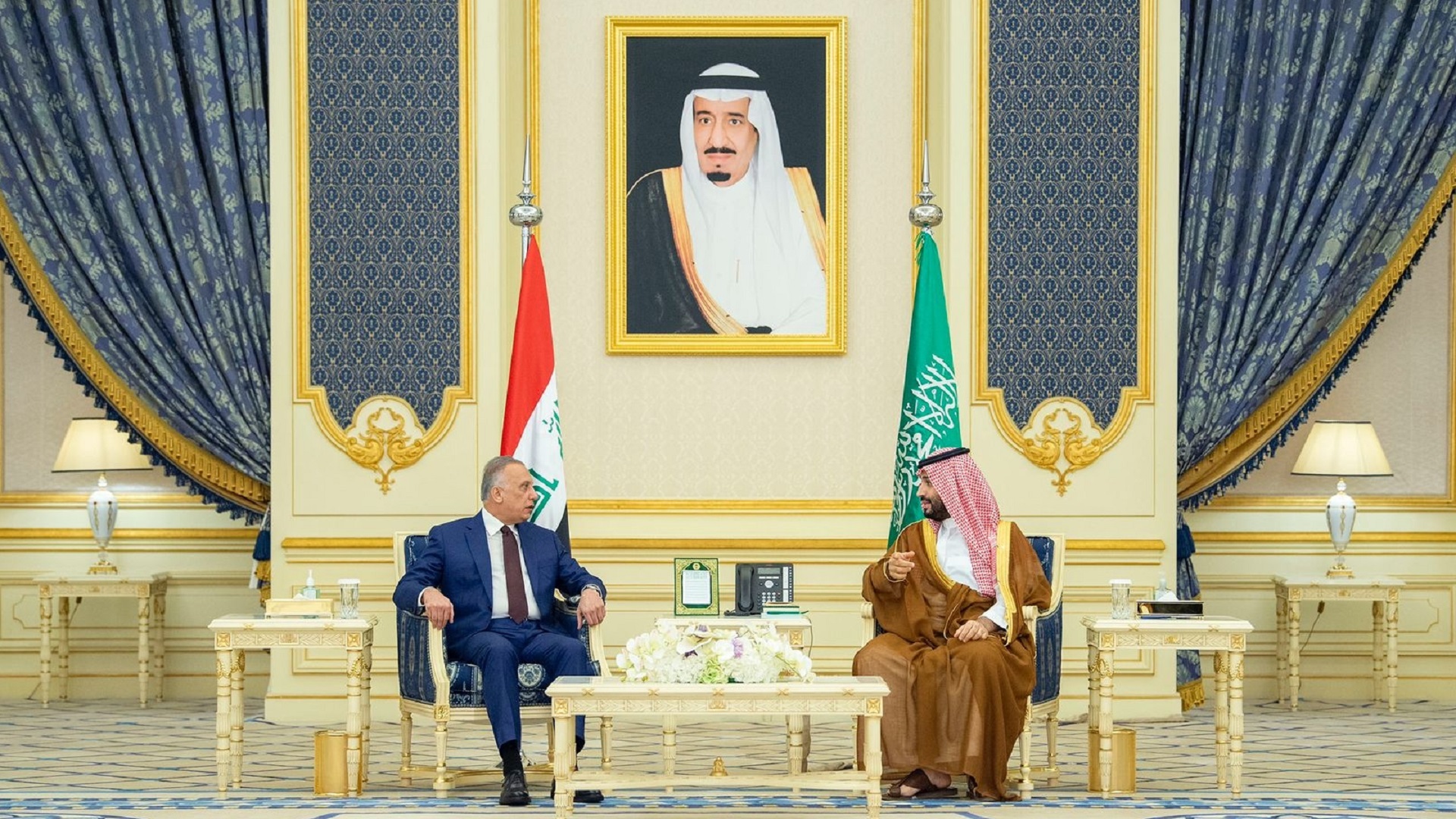 Image for the title: Saudi CP, Iraqi Prime Minister discuss bilateral relations 