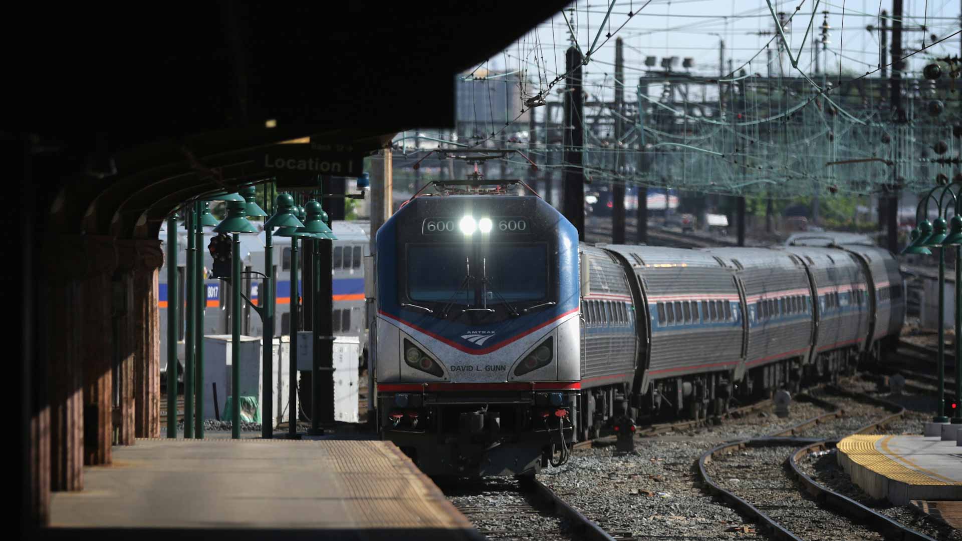 Image for the title: Three dead, multiple injuries in US train derailment 