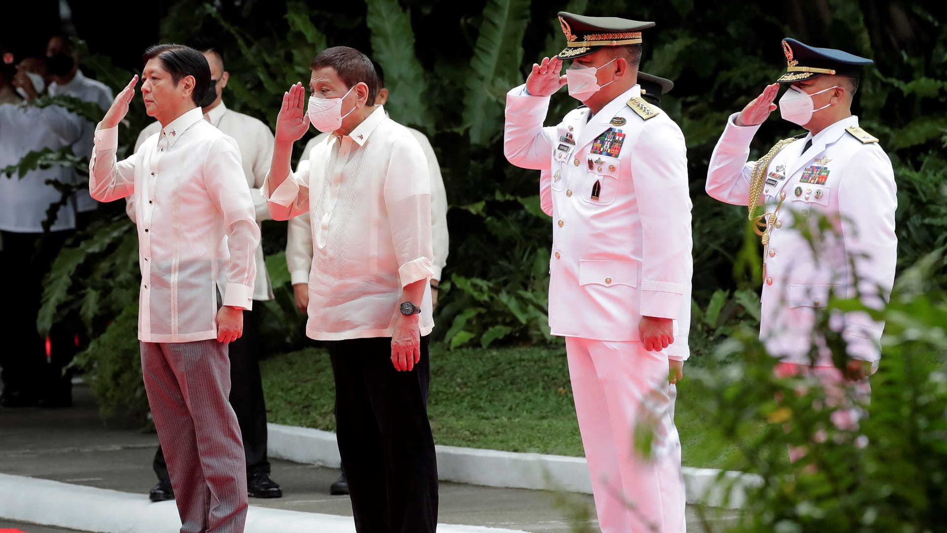 Image for the title: Ferdinand Marcos Jr sworn in as Philippine president 