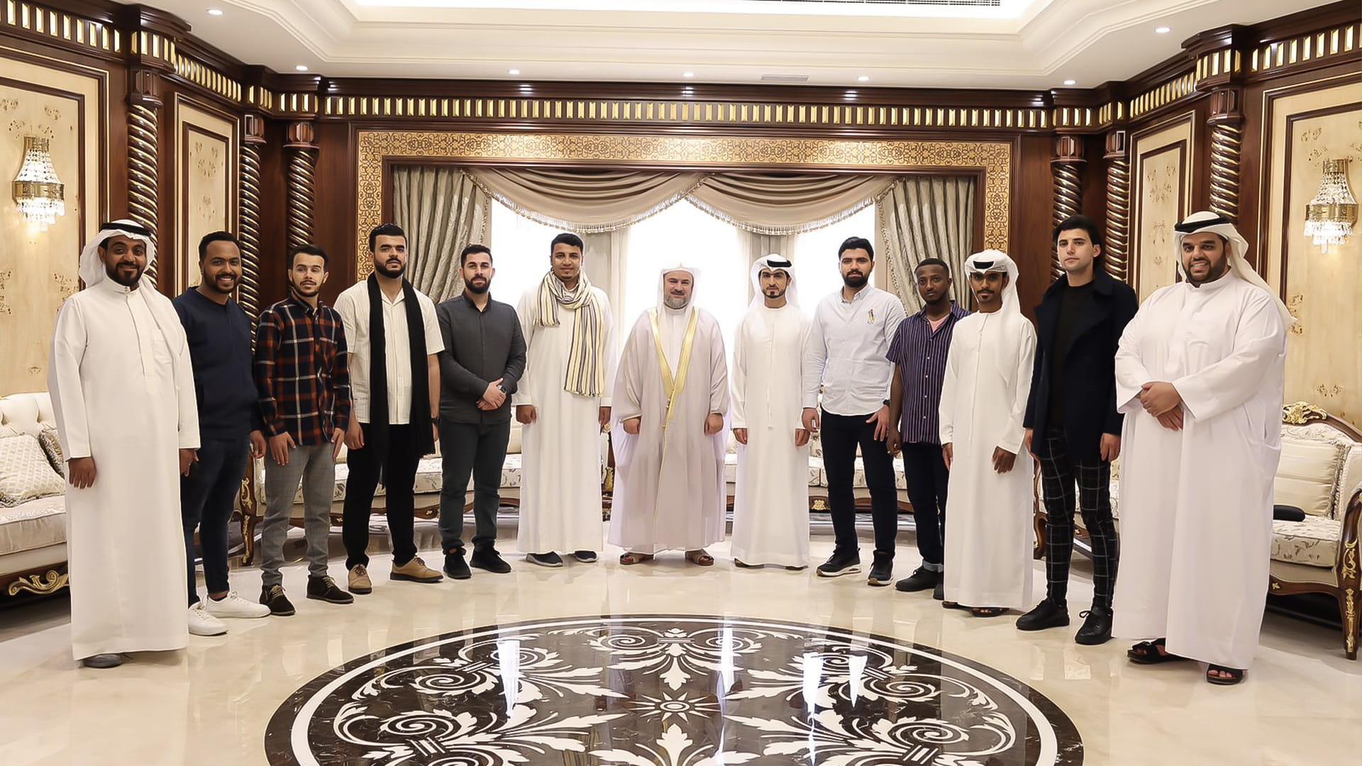 Image for the title: Sharjah Munshid participants visit Holy Quran Academy 