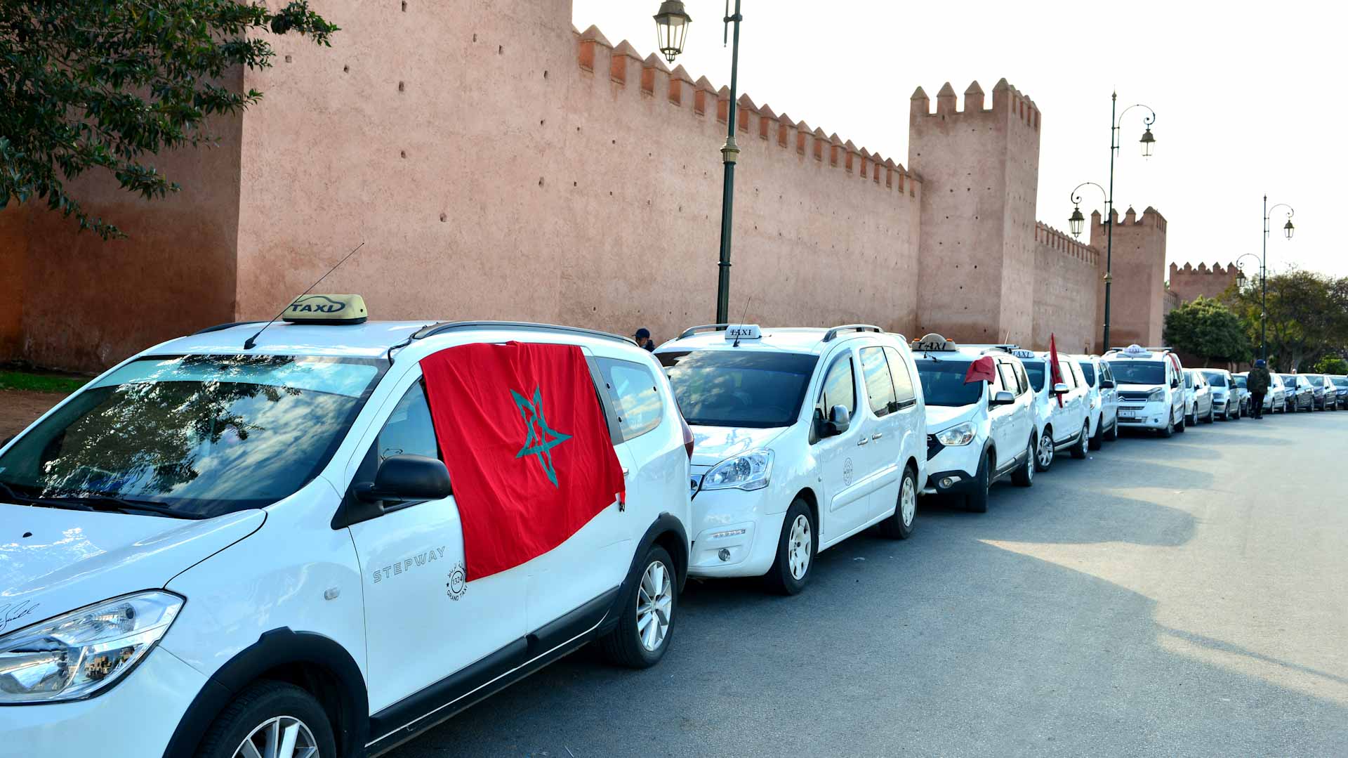 Image for the title: Morocco truckers strike over fuel price spike 