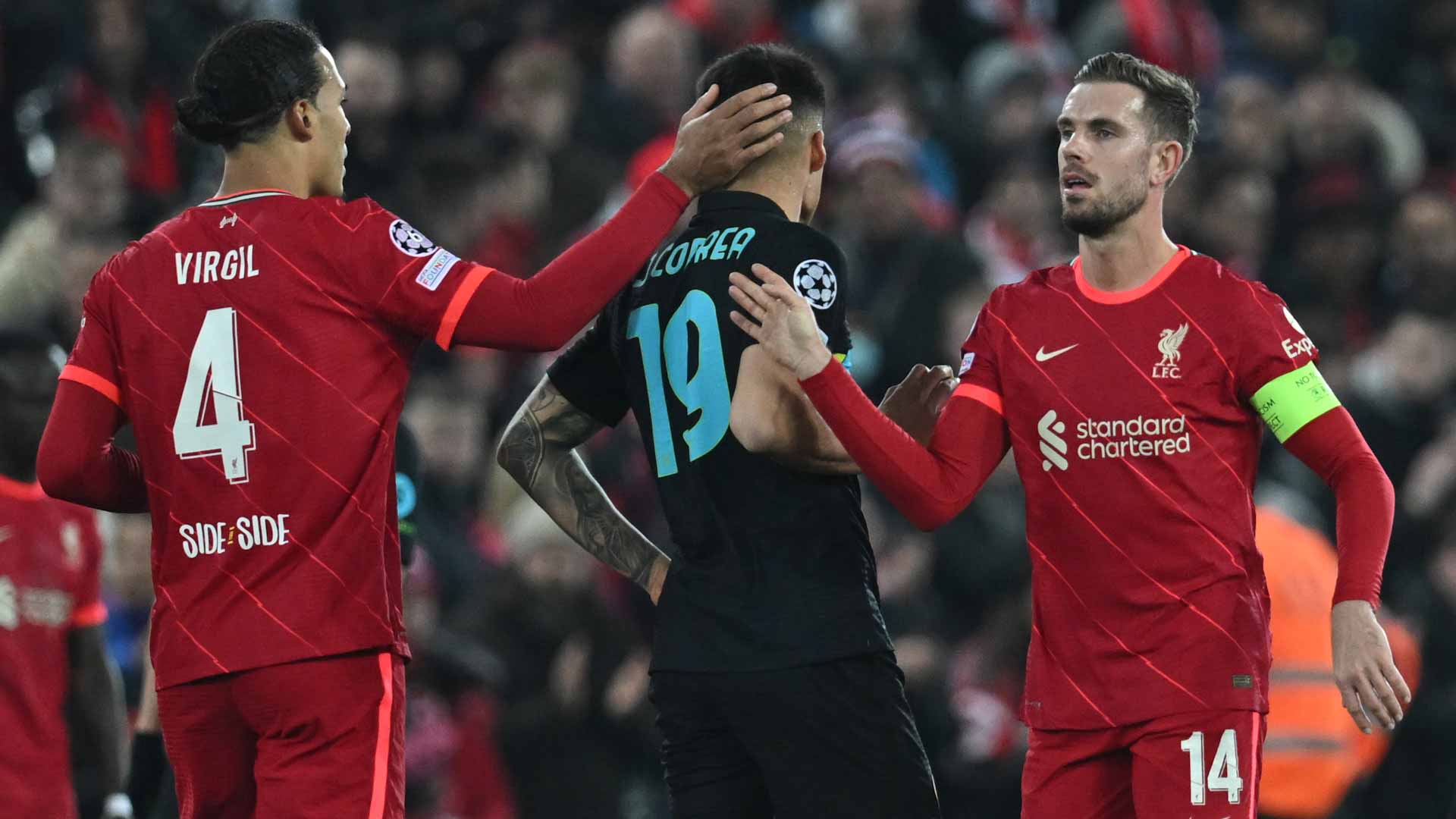 صورة بعنوان: ليفربول الإنجليزي يتأهل إلى دور الثمانية بدوري أبطال أوروبا 