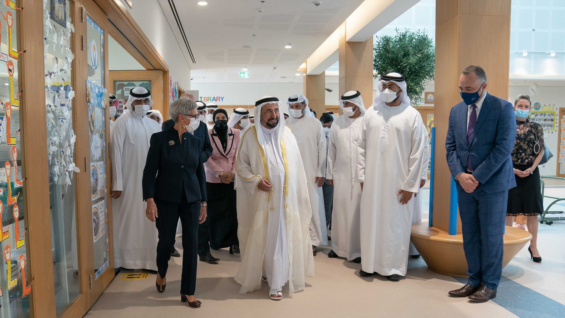 Image for the title: Ruler of Sharjah inaugurates VISS branch in Central Region 