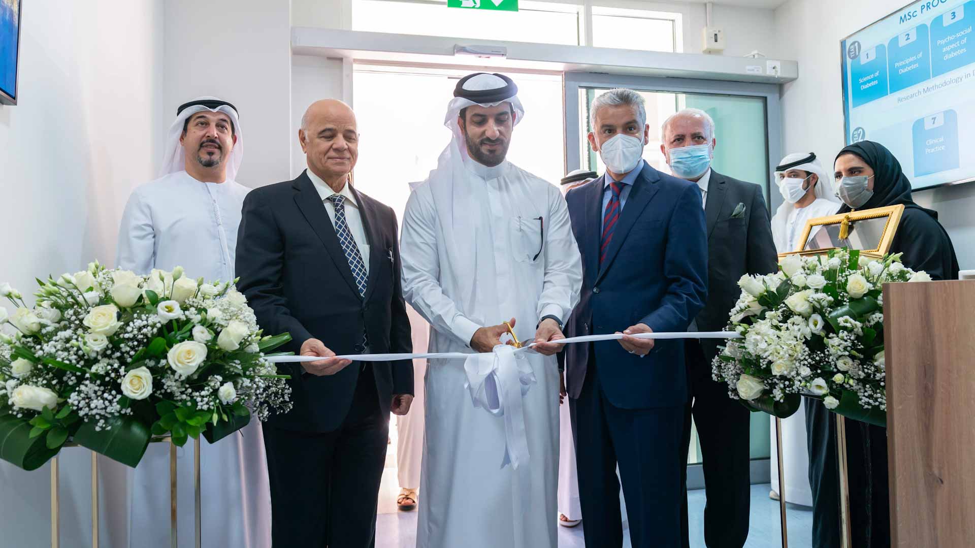 Image for the title: Sultan bin Ahmed Al Qasimi inaugurates UoS Diabetes Center 