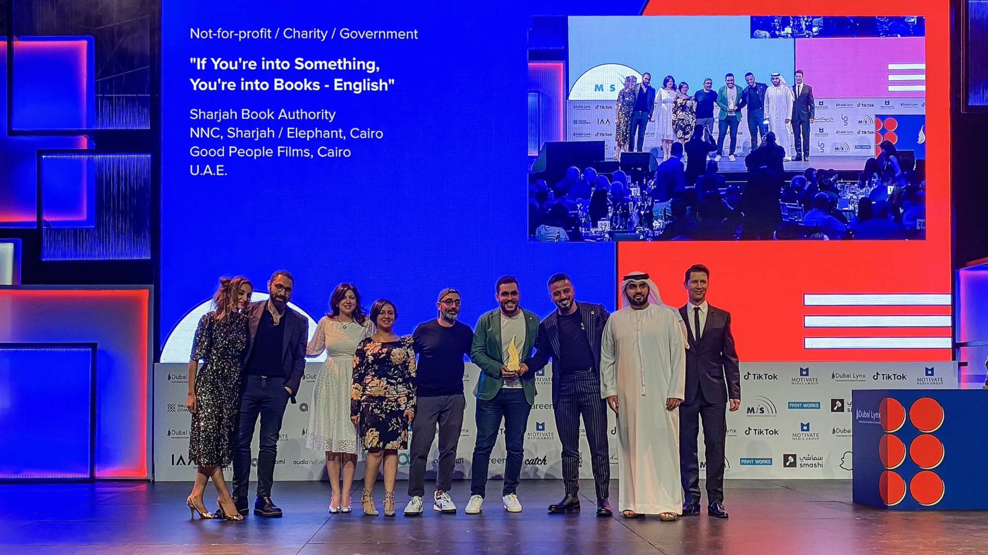 Image for the title: SBA campaign ‘Into Books’ weighed in gold at Dubai Lynx Awards 