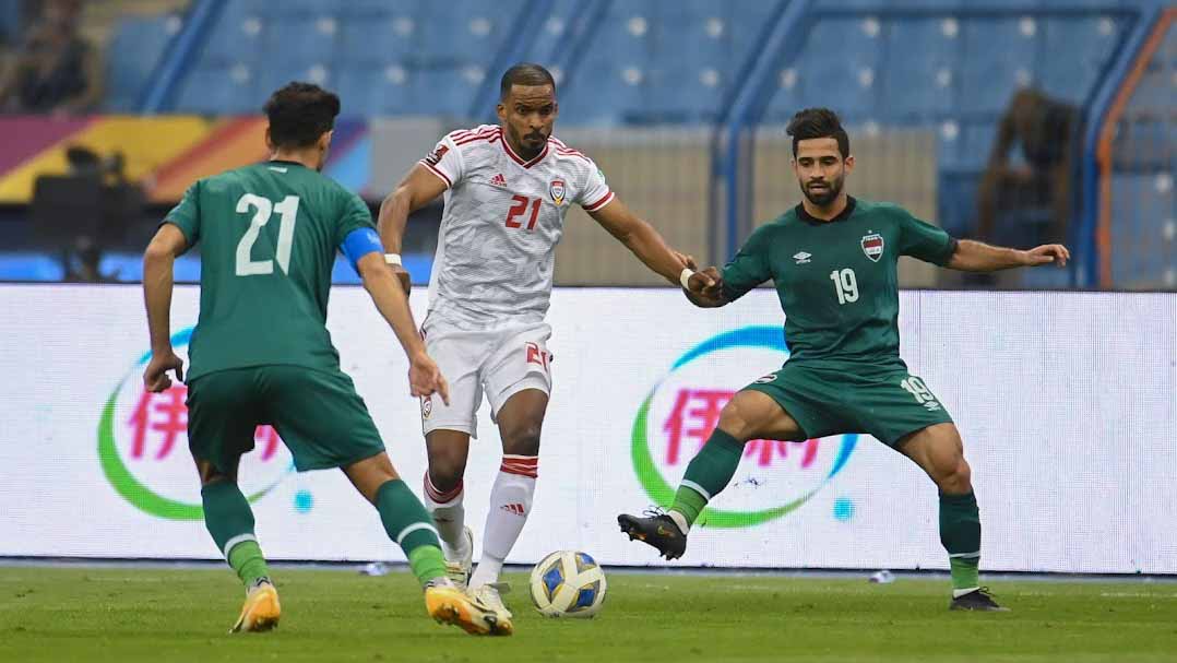 صورة بعنوان: منتخب الإمارات يخسر أمام العراق بهدف دون مقابل 