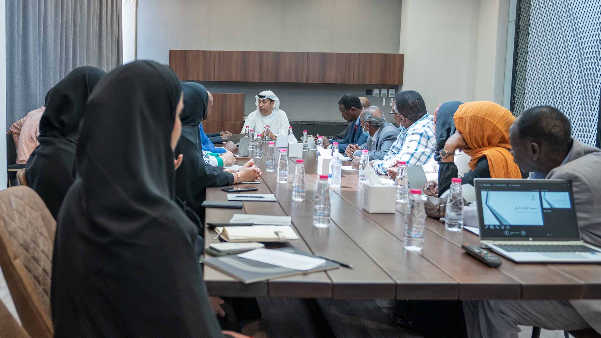 Image for the title: Sudan Media Delegation Visits SGMB at Al Majaz Amphitheatre 