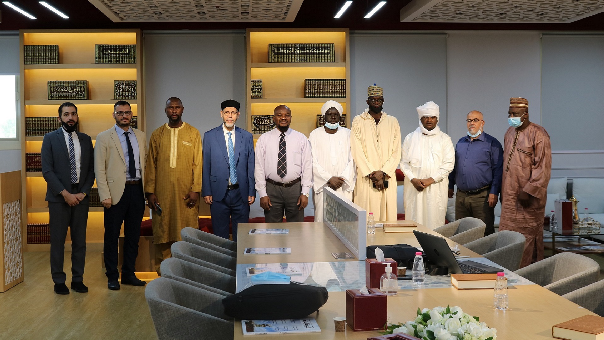 Image for the title: ALA receives an academic delegation from Africa 