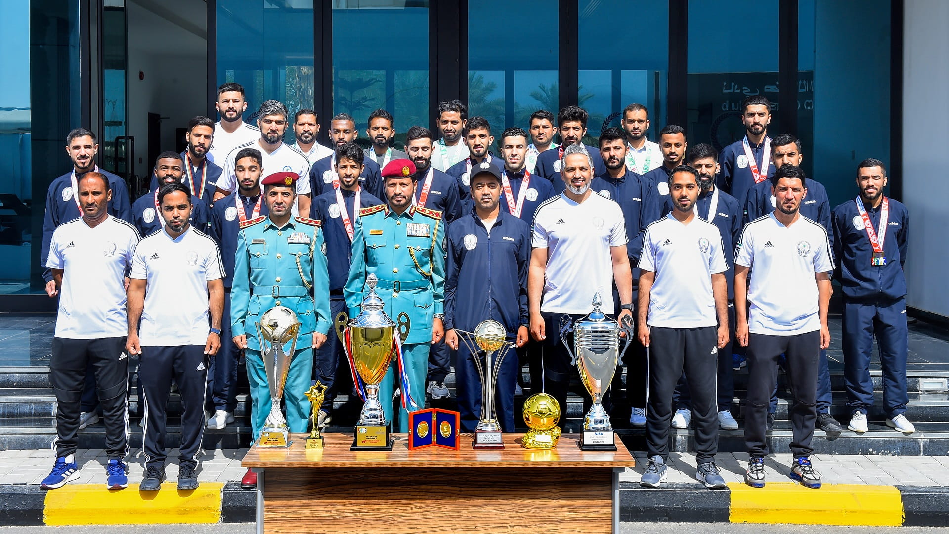 Image for the title: Al Shamsi honours Sharjah Labour Sports Tournament winners 