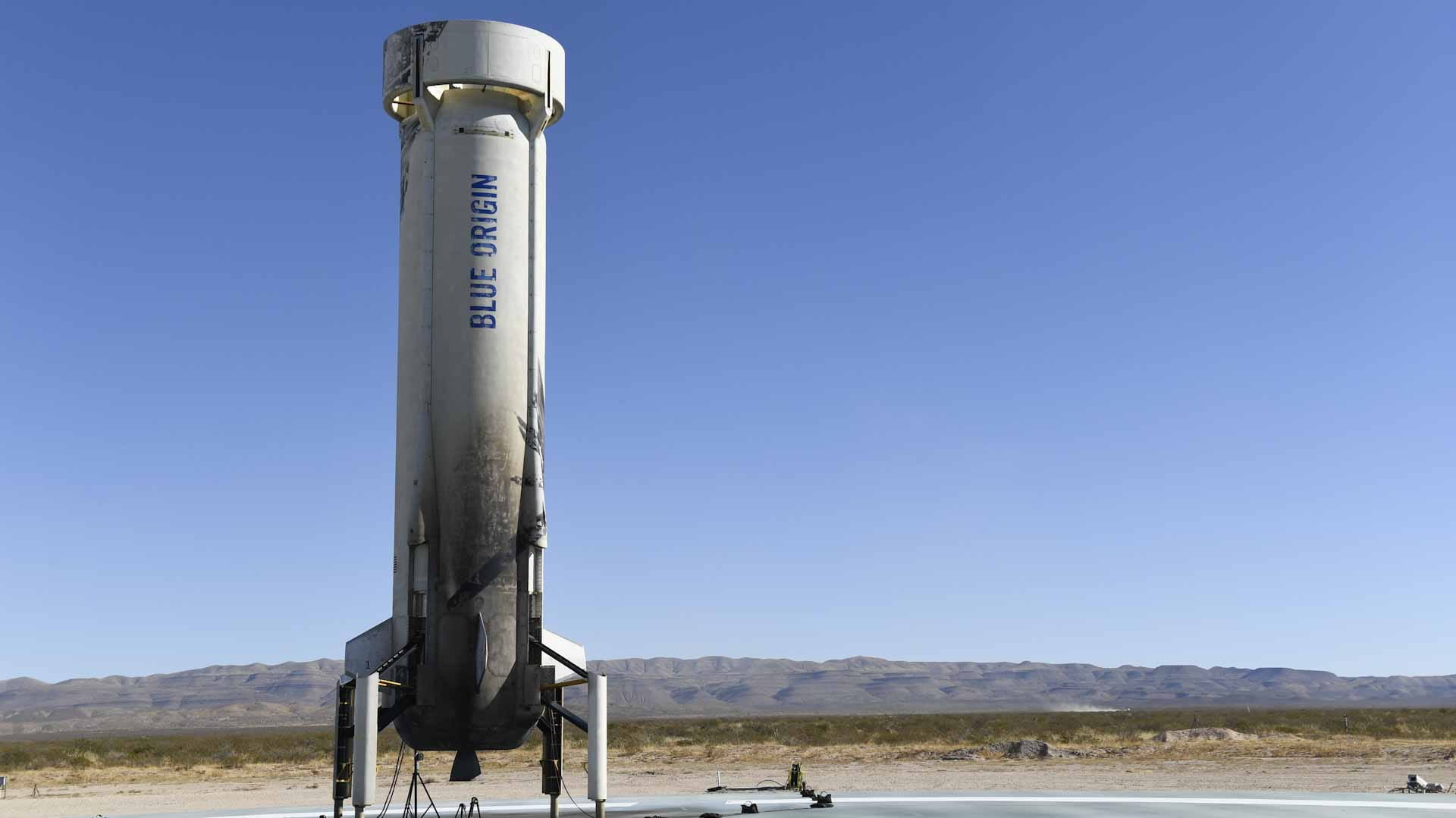 Image for the title: Blue Origin's 4th astro-tourism flight set to launch 