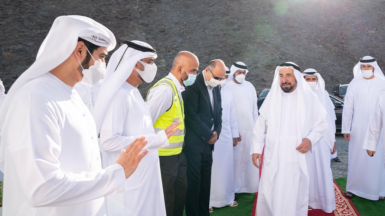 Image for the title: Sharjah Ruler inspects Al Hafiya Rest Area project 