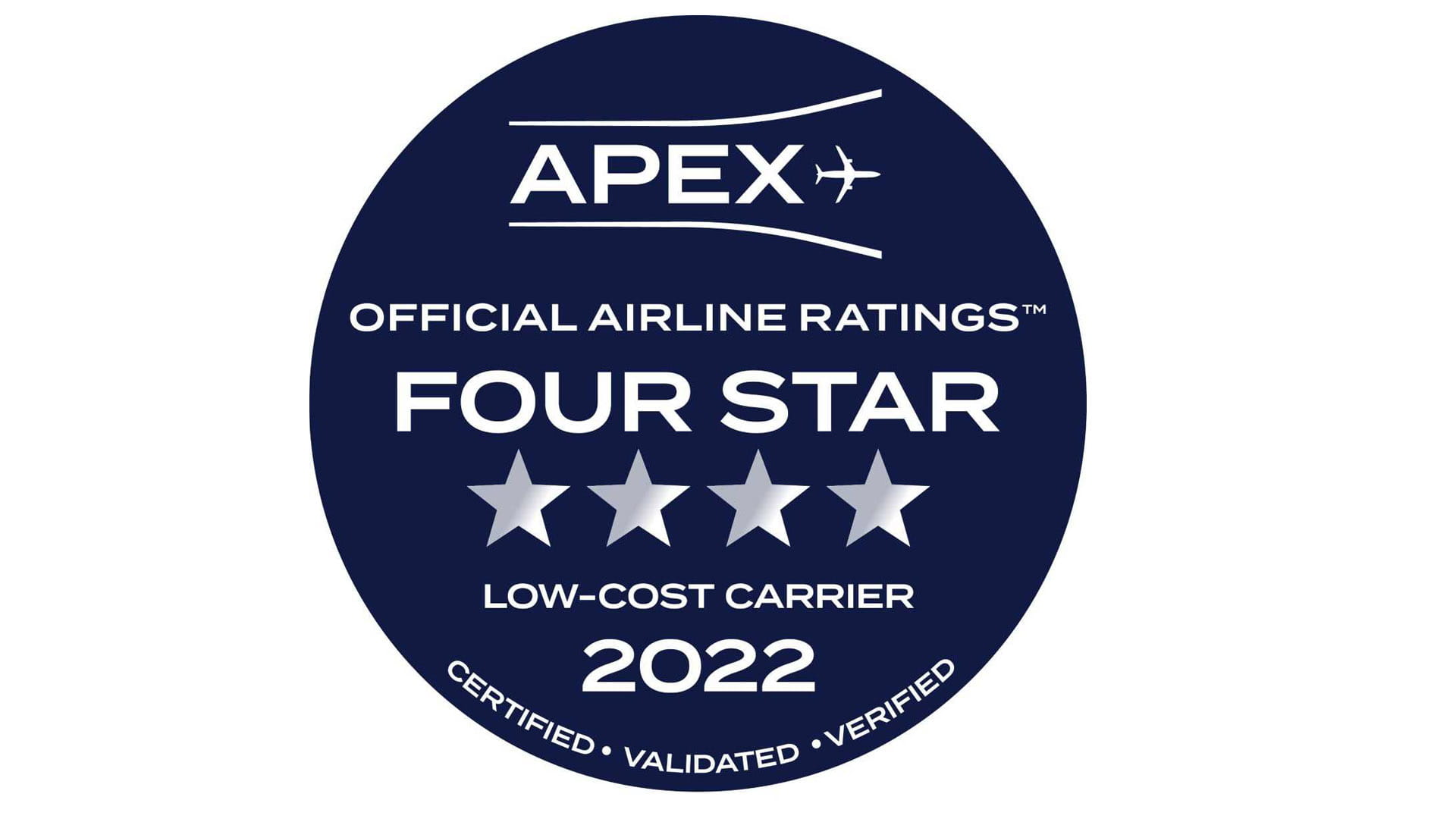 Image for the title: Air Arabia wins ‘Four-Star Low-Cost Carrier 2022’ rating by APEX 