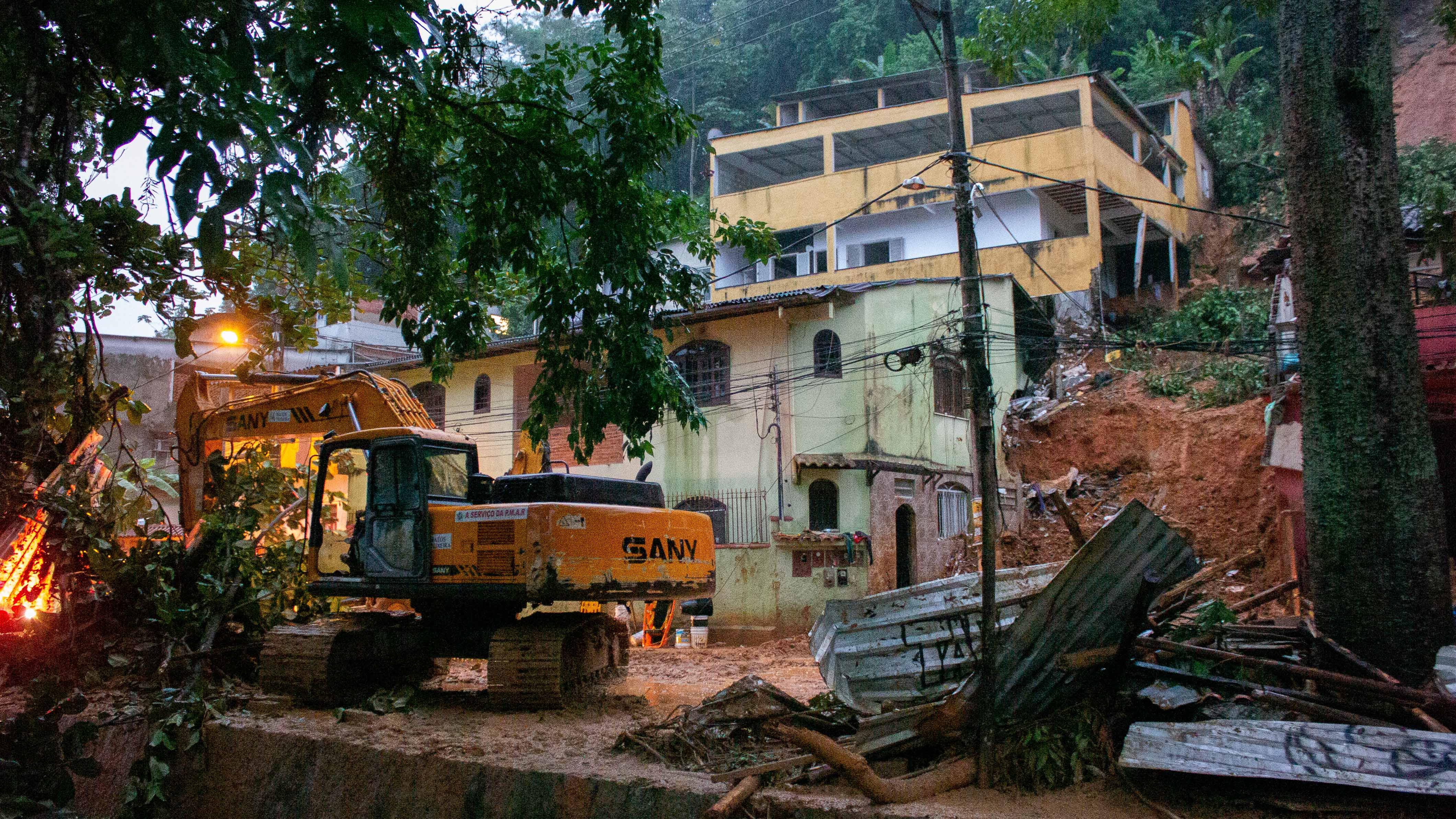 Image for the title: Brazil storm death toll rises to 16 