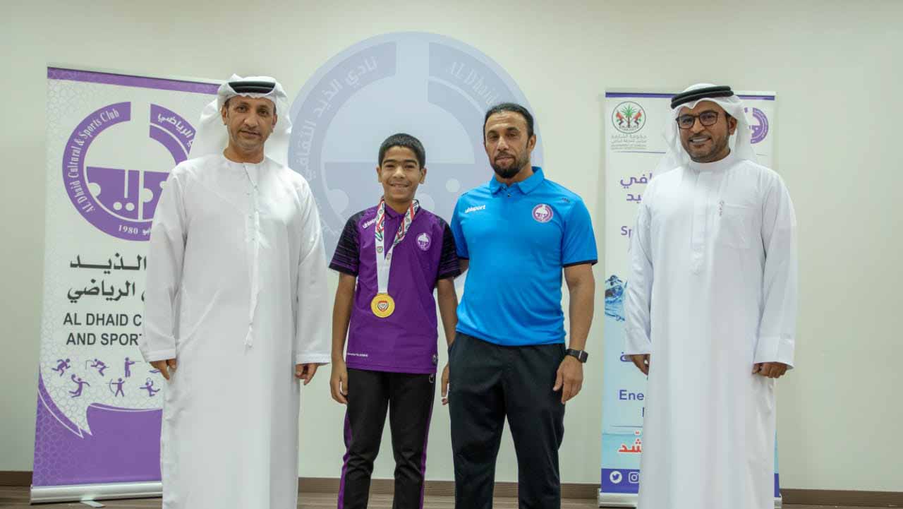 Image for the title: Al Dhaid Sports Club honours the Club teams 