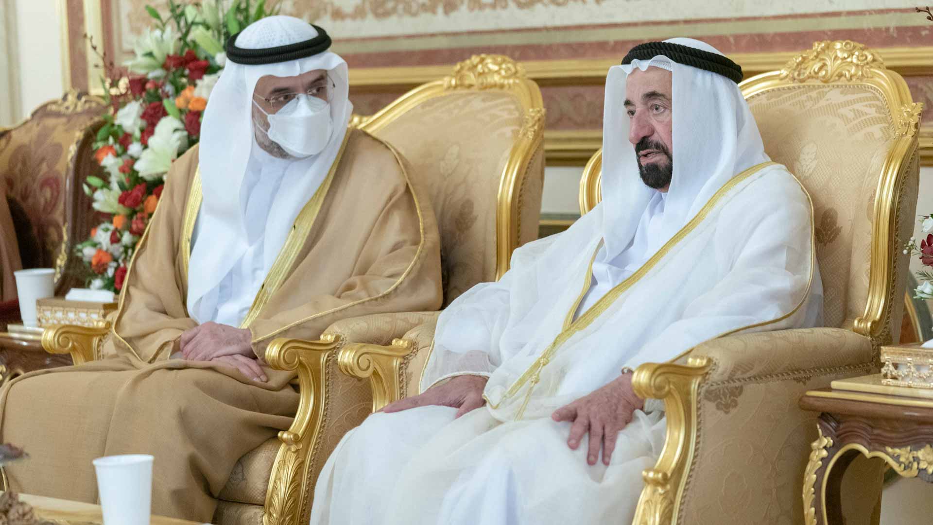 Image for the title: Sharjah Ruler receives well-wishers on Eid Al Fitr 