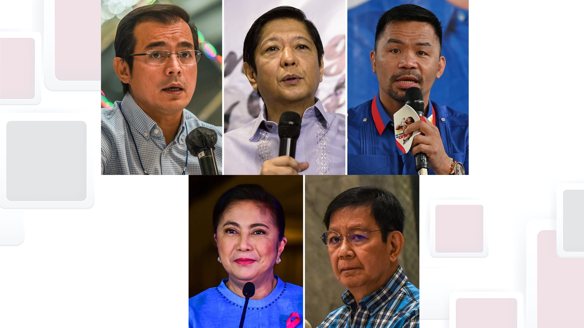 Image for the title: Philippine presidential candidates enter final push to woo voters 