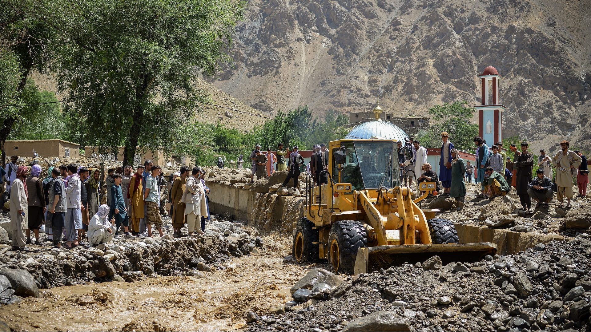 Image for the title: Heavy rain in Afghanistan kill 22, destroy hundreds of homes 