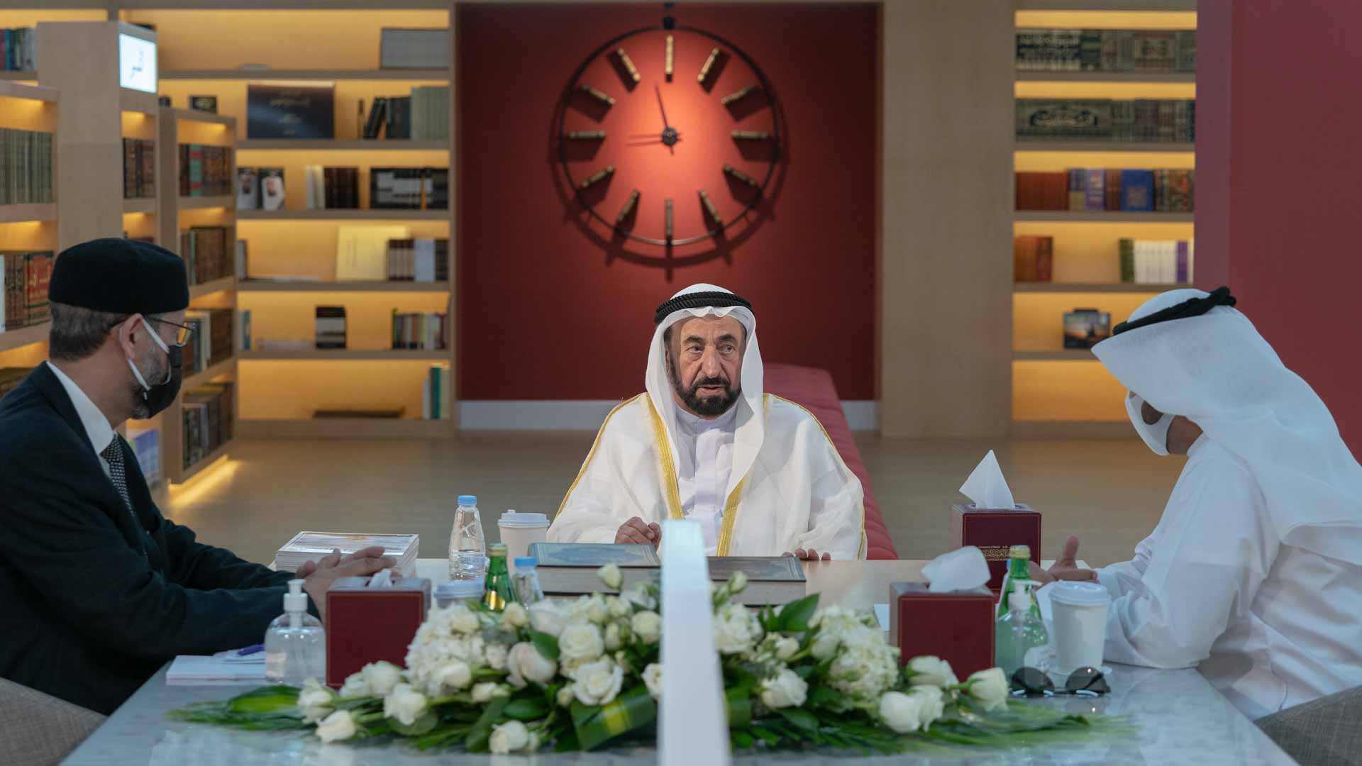 Image for the title: Sharjah Ruler chairs periodic meeting of ALA  