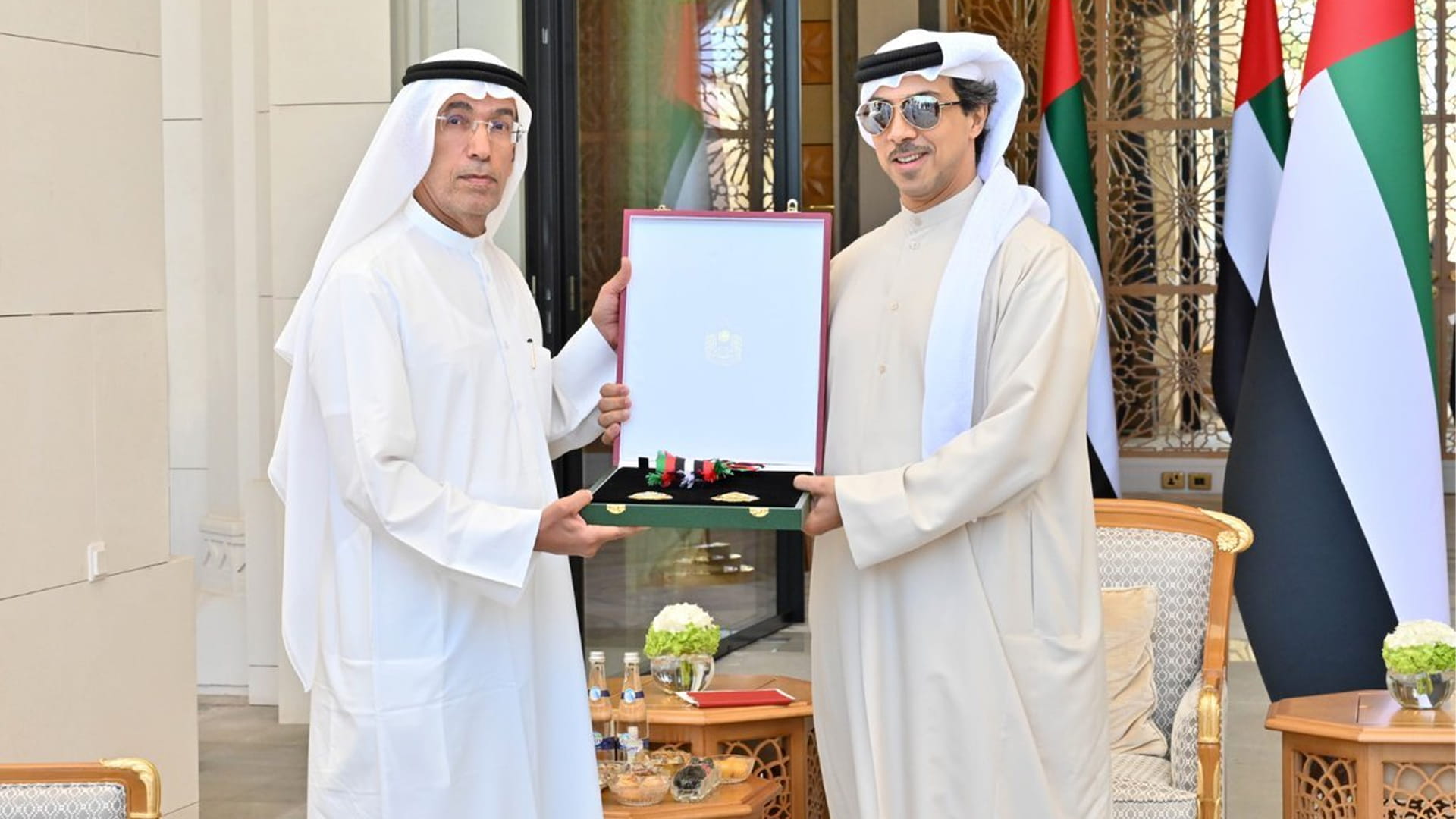 Image for the title: President awards Medal of Ind. of First Order to Eissa Al Suwaidi 