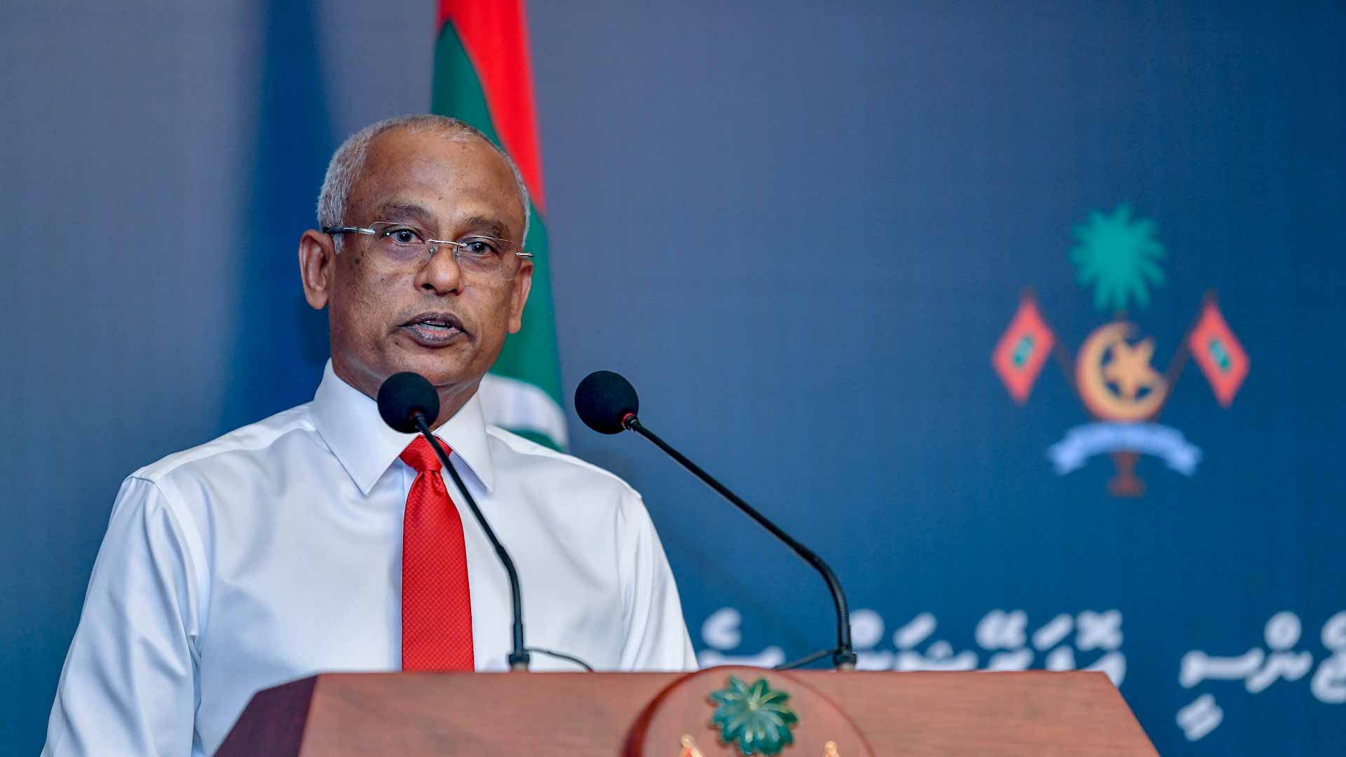 Image for the title: ‘Mohamed bin Zayed a beacon of hope,’ Maldives President says 