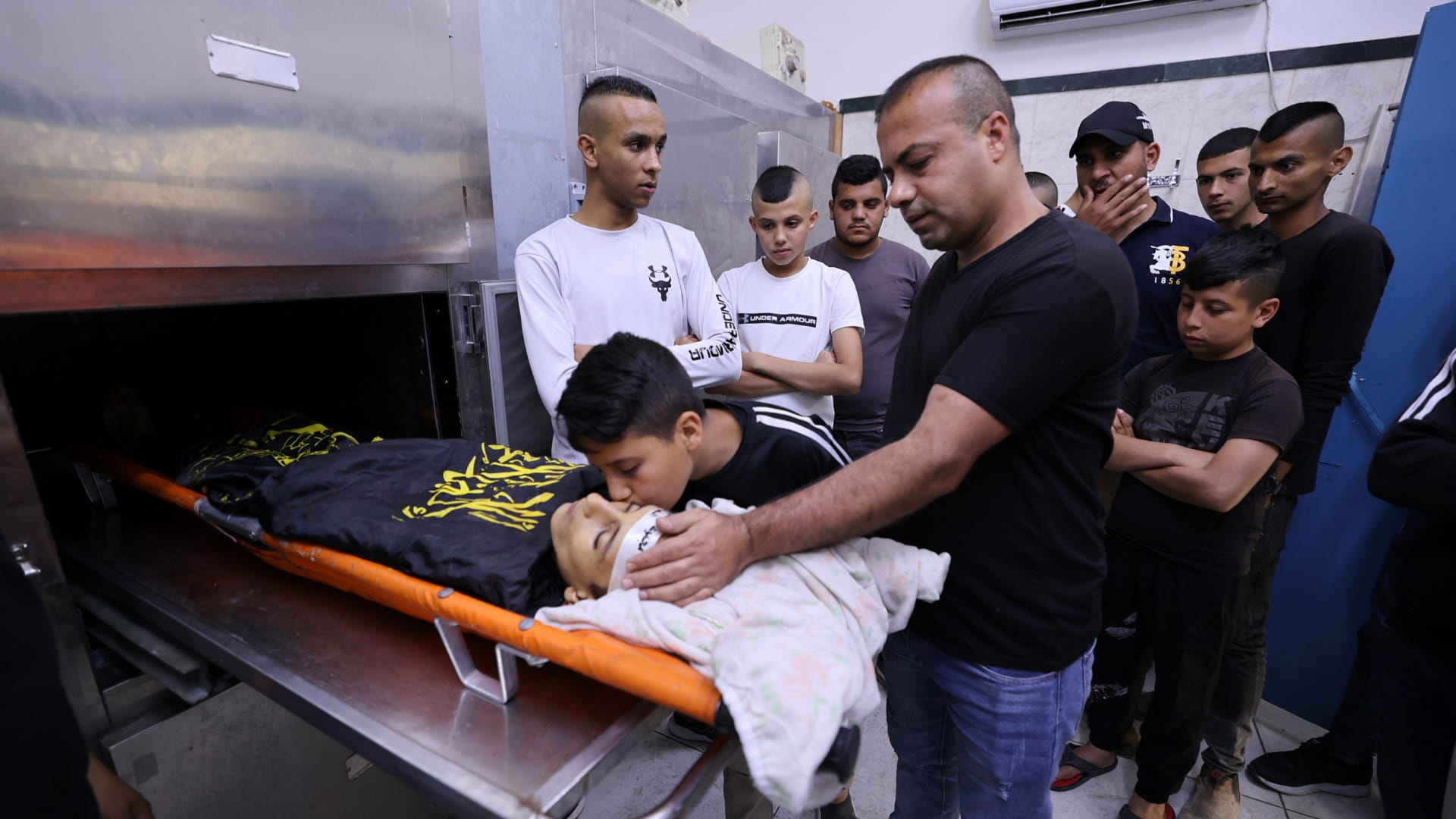 Image for the title: Palestinian teen killed by Israelis in West Bank 