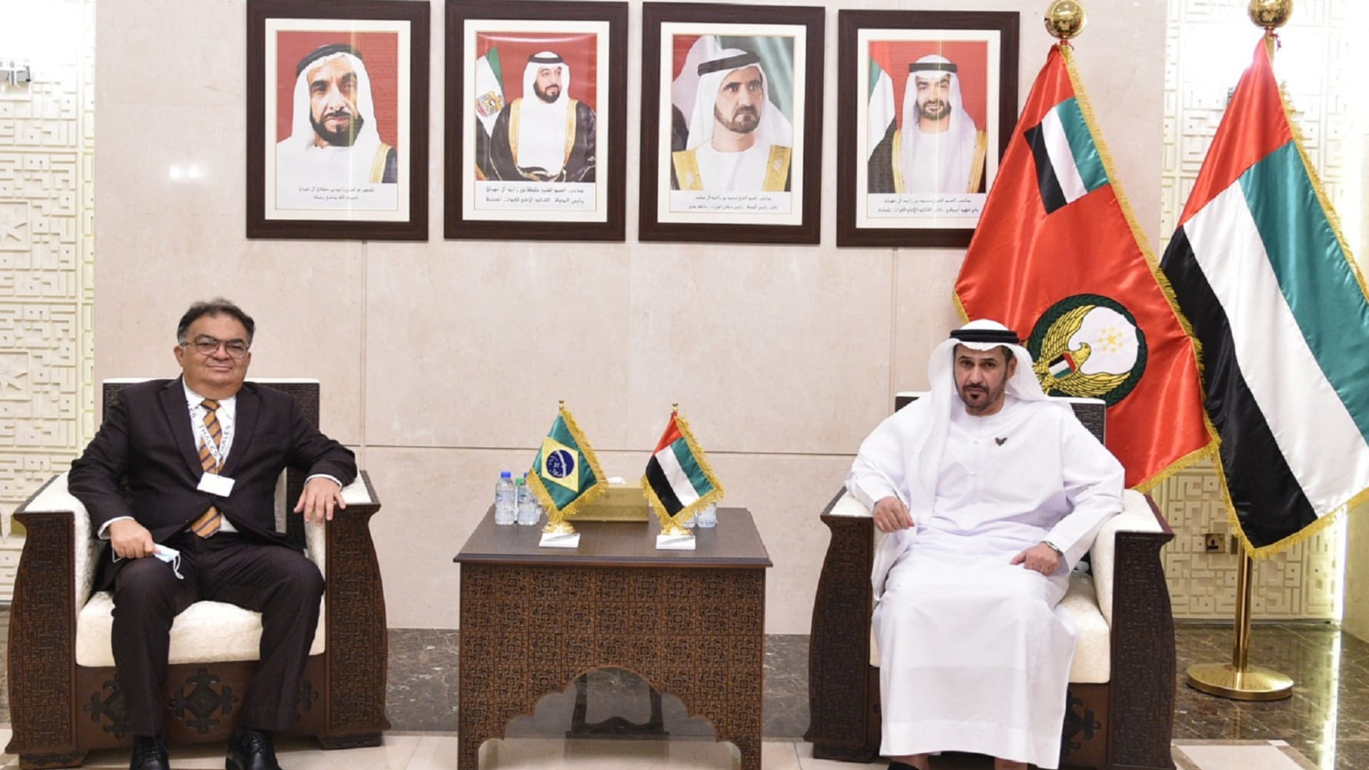 Image for the title: Al Dhaheri receives Special Sec. for Strategic Affairs of Brazil 