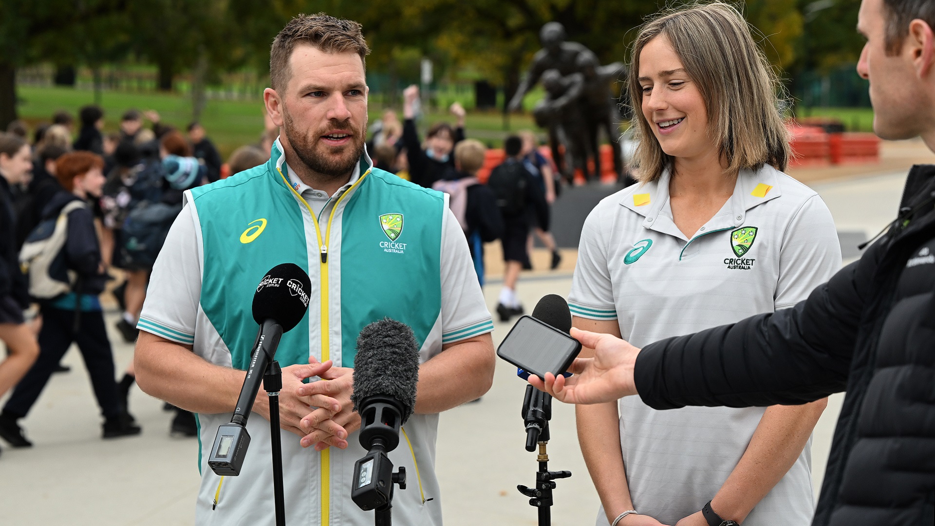 Image for the title: AUS unveil marathon cricket summer around T20 World Cup defence 