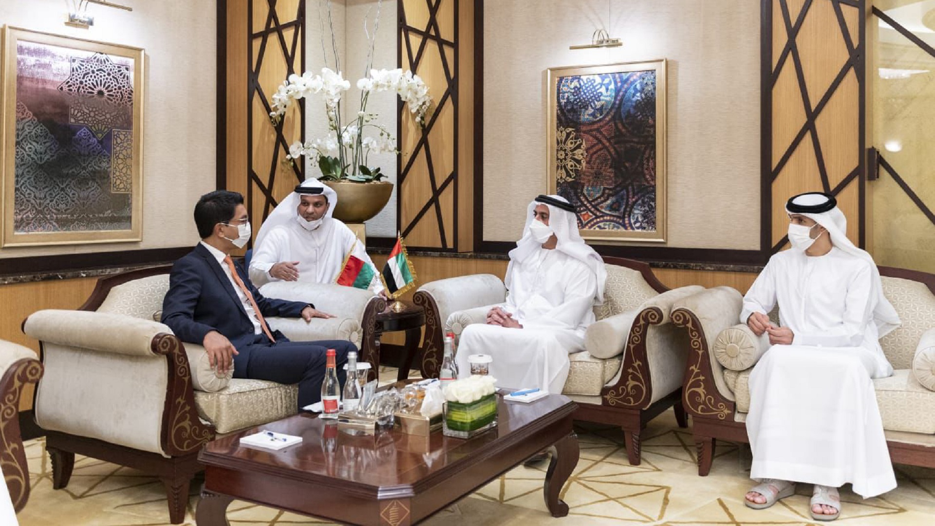 Image for the title: Saif bin Zayed meets President of Madagascar 