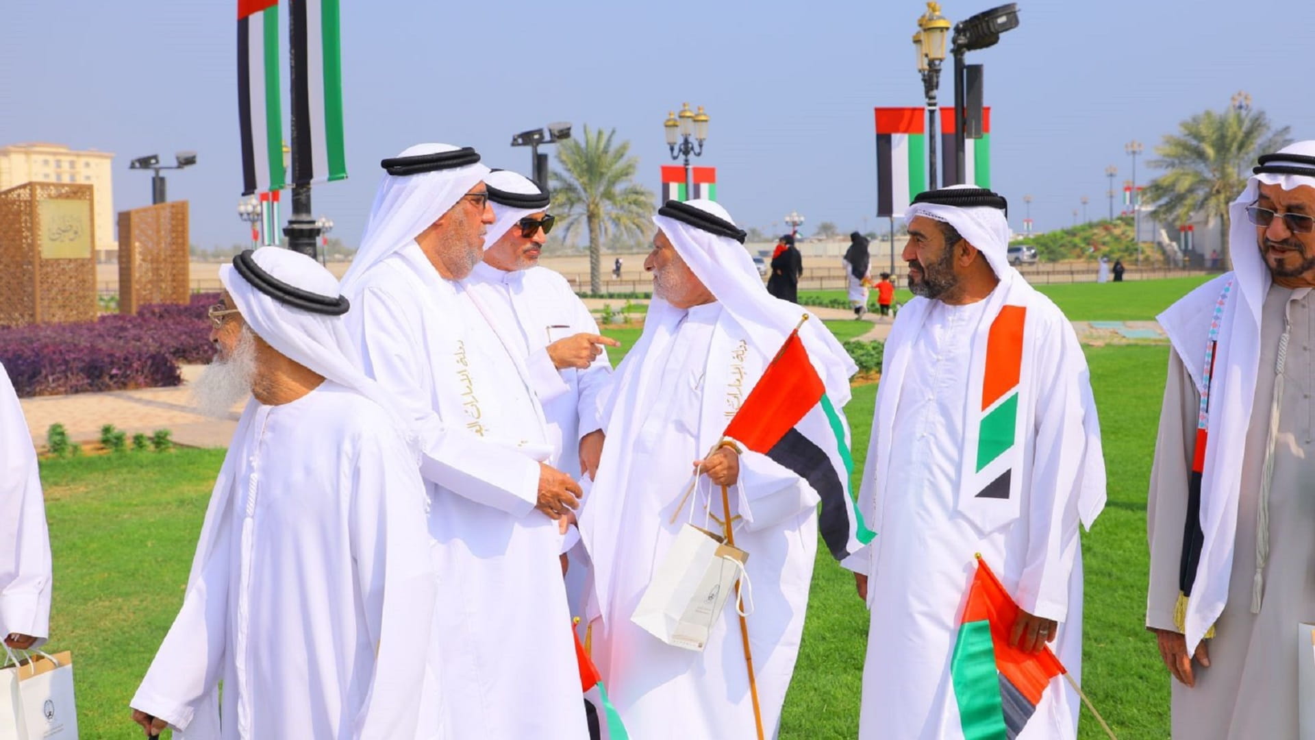 Image for the title: Dibba Al Hisn Municipality celebrates UAE Flag Day 