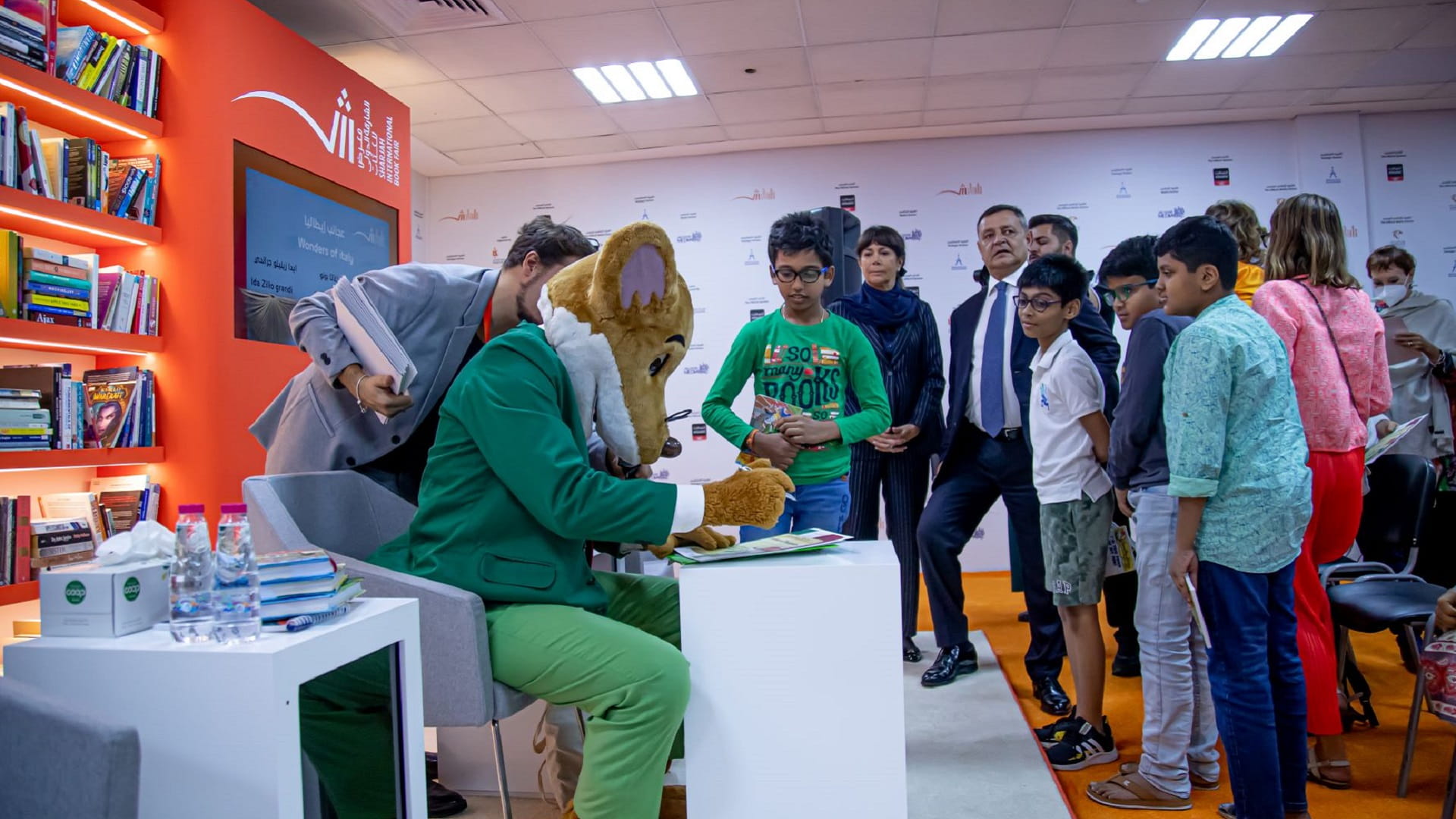 Image for the title: Geronimo Stilton enthralls children at SIBF 2022 