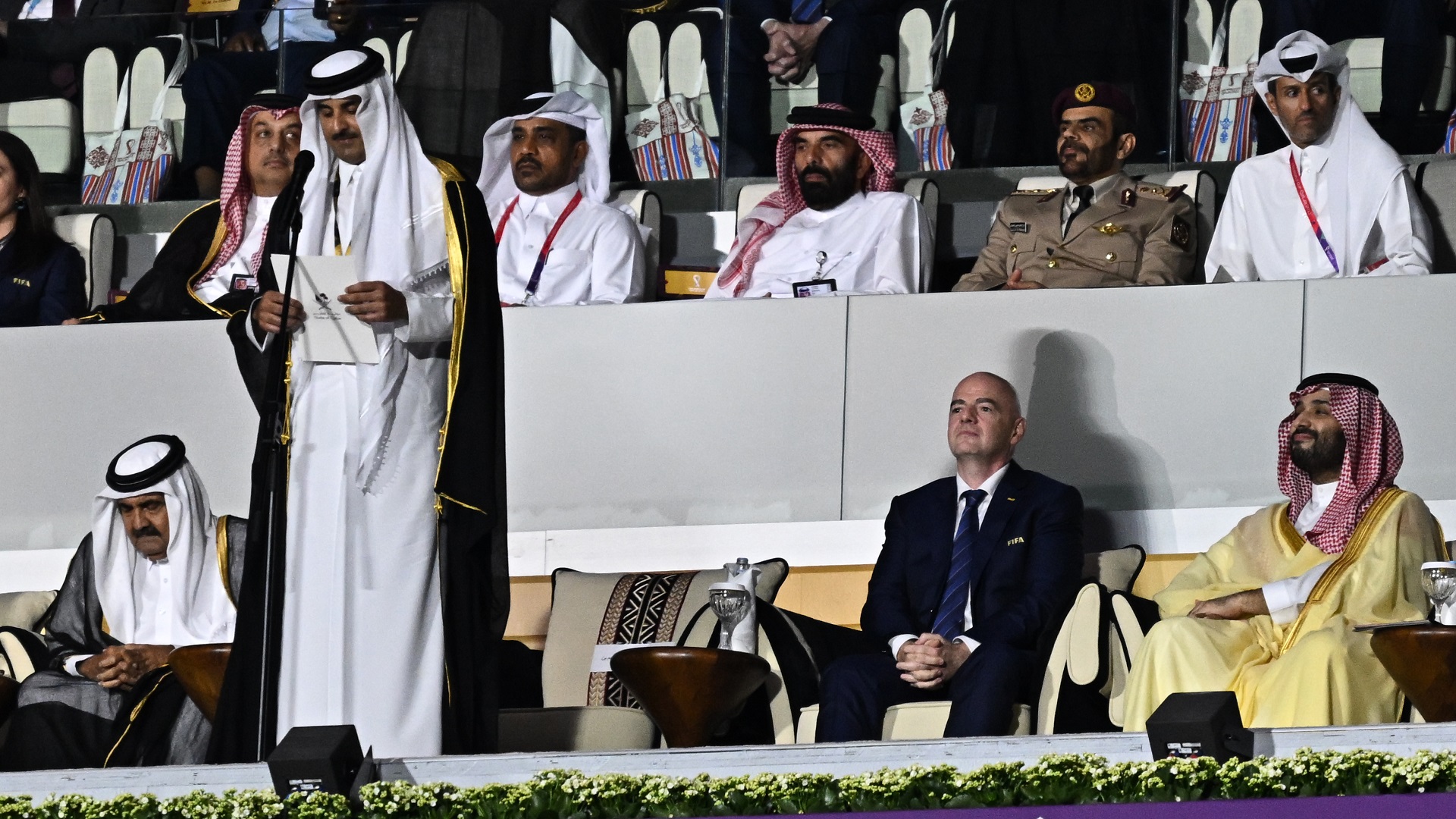 Image for the title: Emir of Qatar officially announces opening of 2022 World Cup 