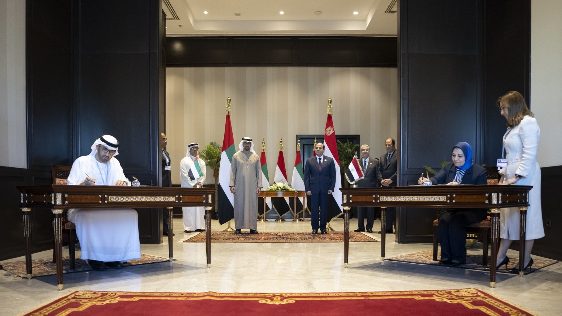 Image for the title: UAE, Egypt sign agreement developing wind projects in Egypt 