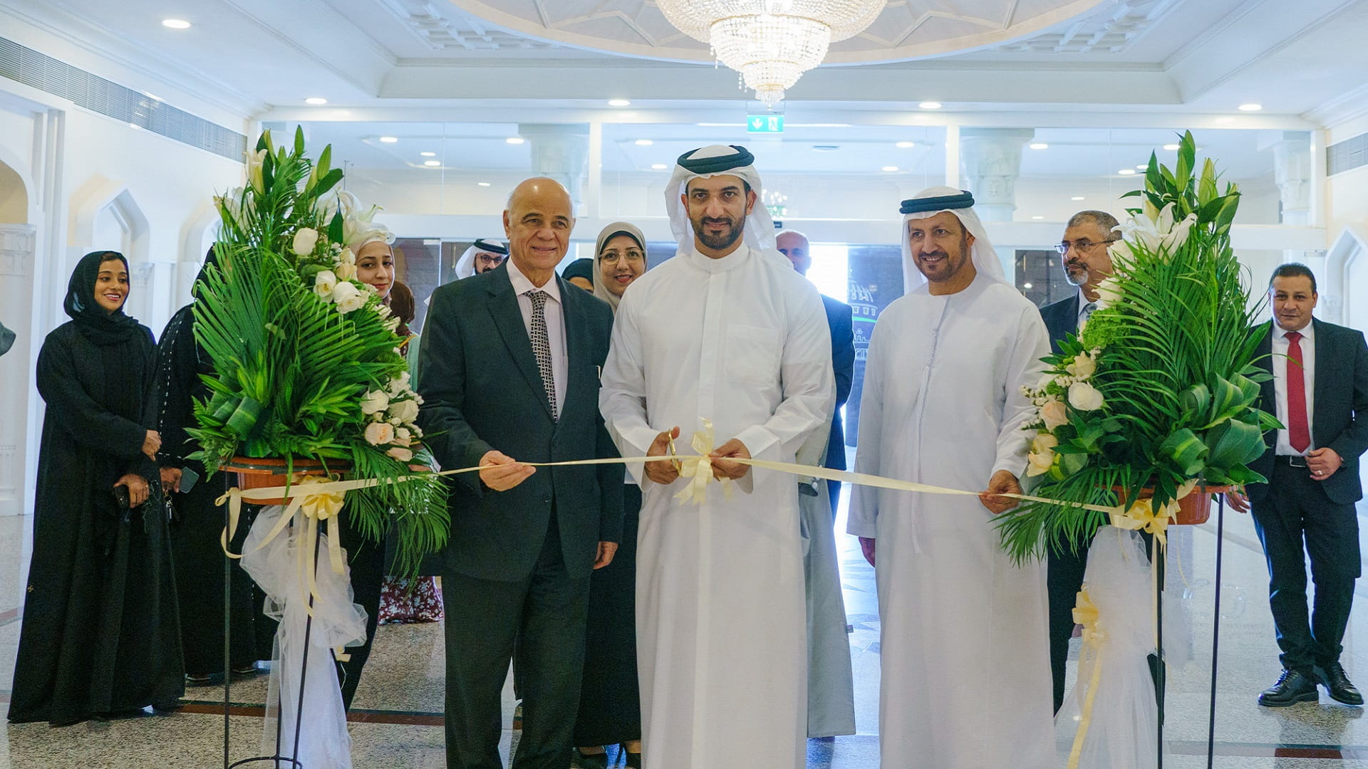 Image for the title: Sultan bin Ahmed inaugurates IAESTE 2022 exhibition at UOS 