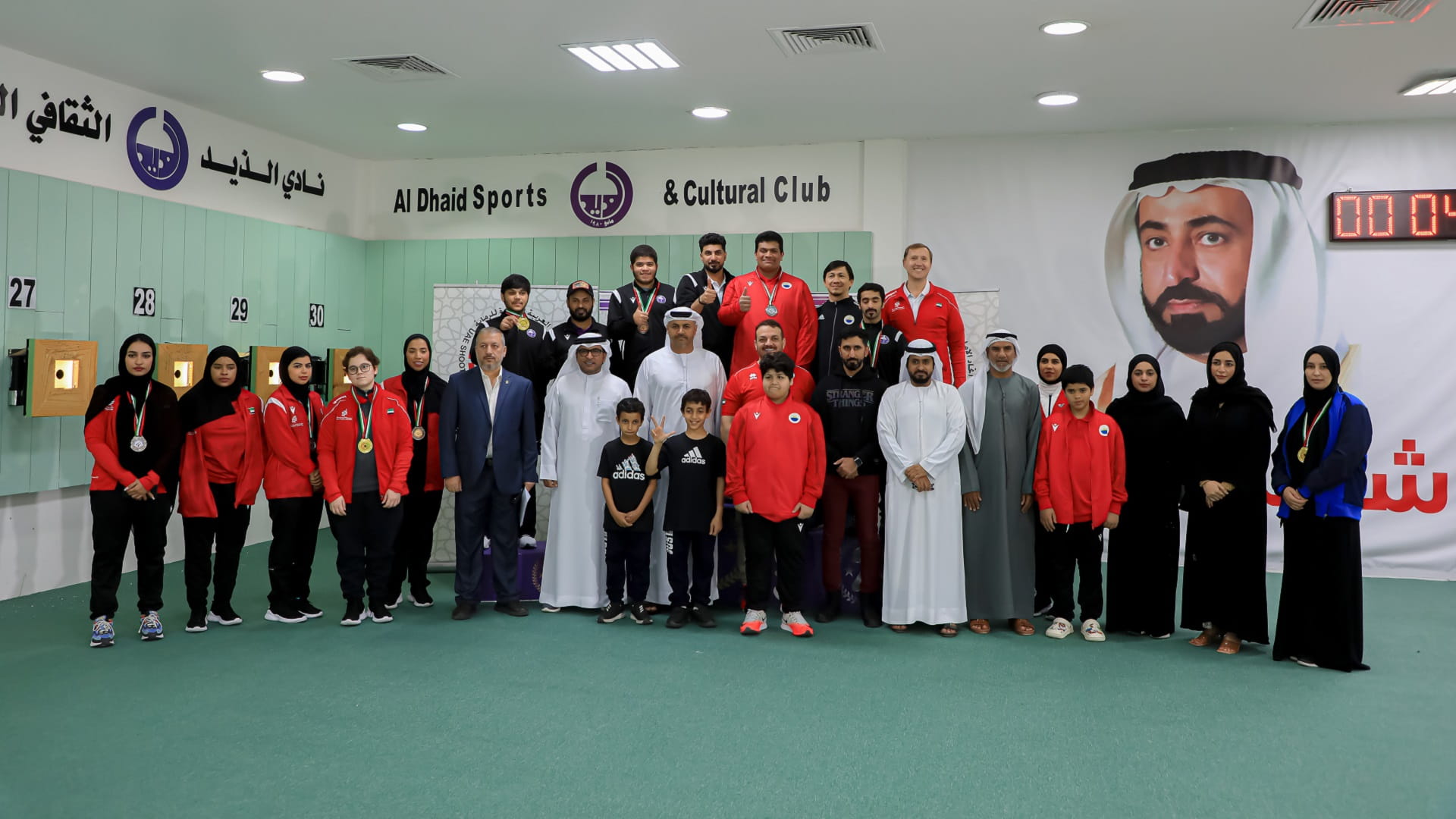 Image for the title: UAE 10m Air Rifle-Pistol Shooting Championship roll its curtains 