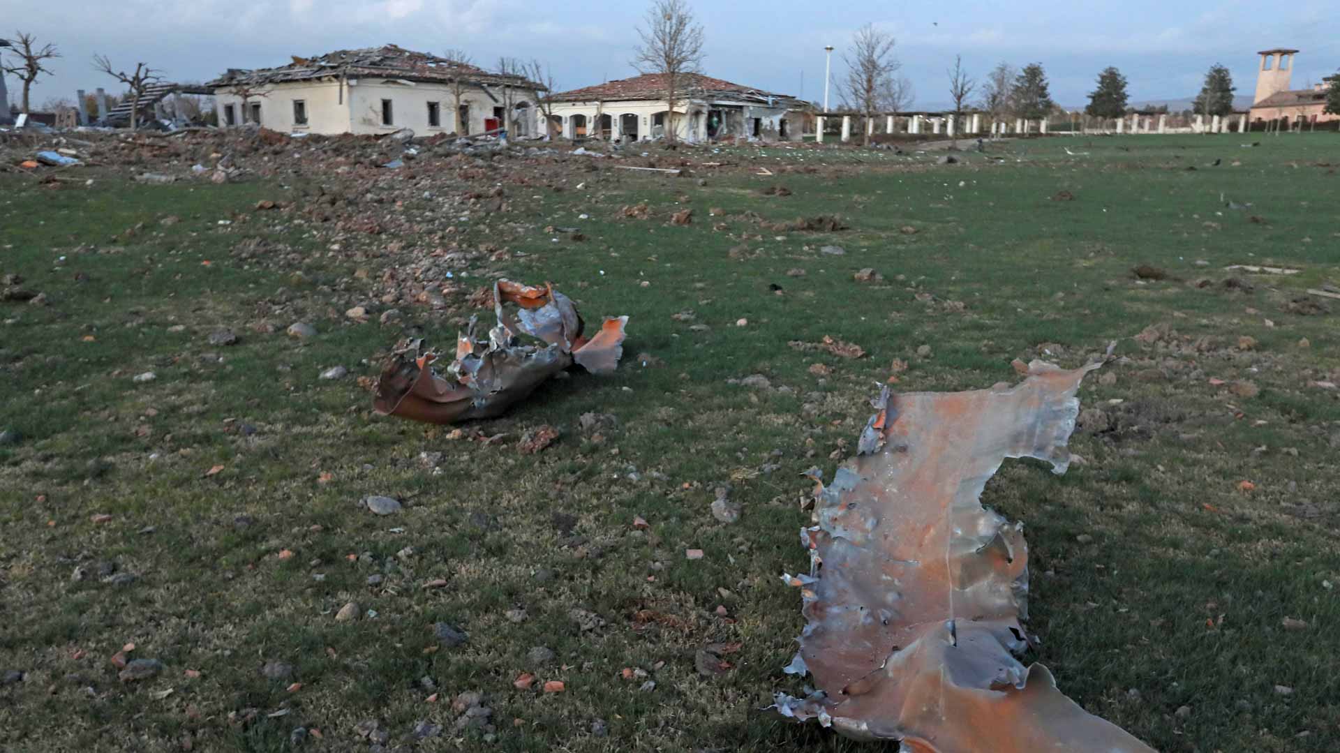 Image for the title: Rocket attack near Iraq's Erbil kills one, wounds 10 
